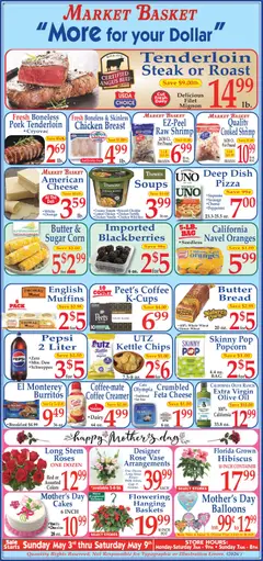 Preview of Market Basket weekly ads valid from 03.05.2026