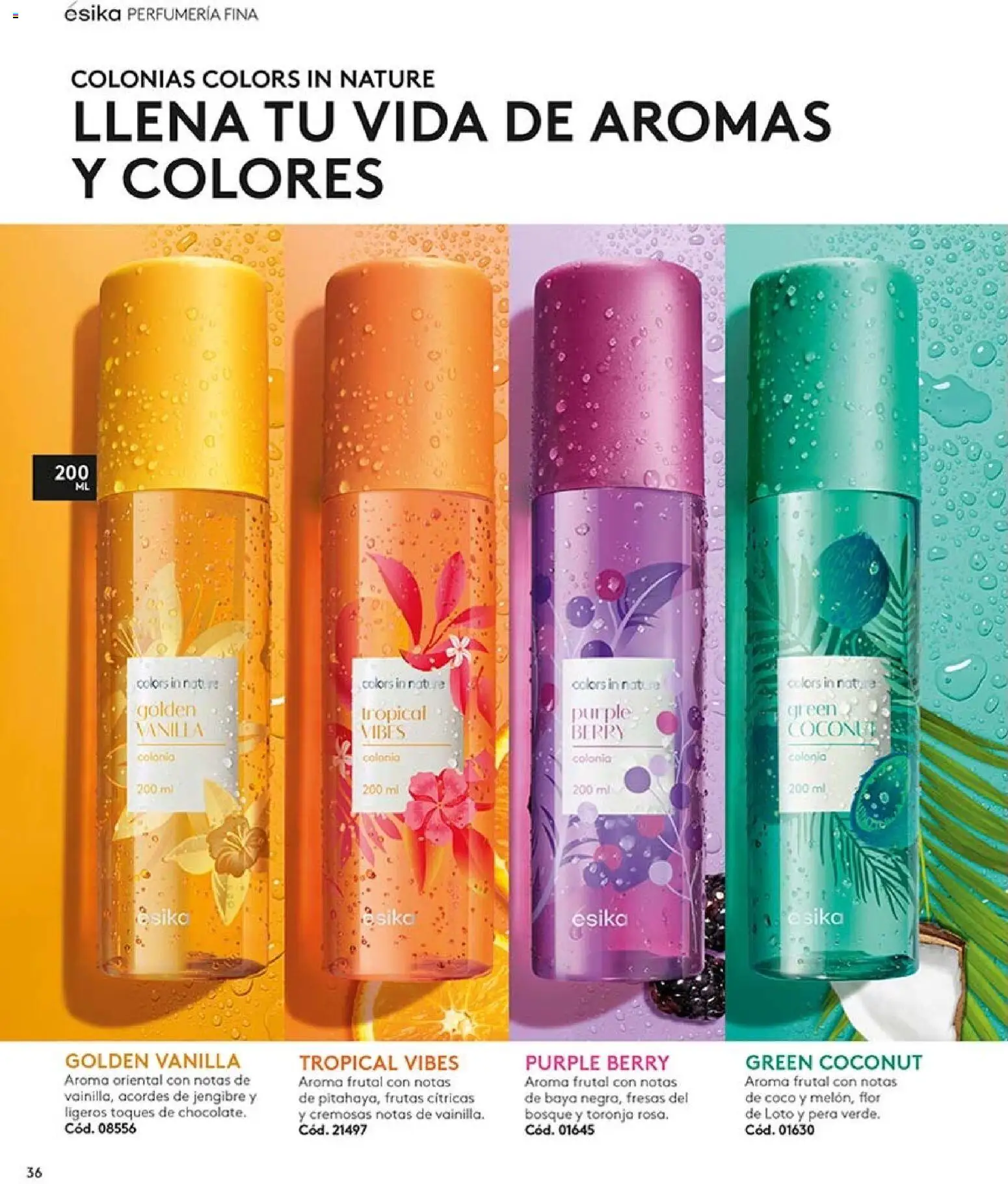 Ésika revista - valida desde el 28/08/2026 | Página: 36 | Productos: Fresas, Loto, Toronja, Pera