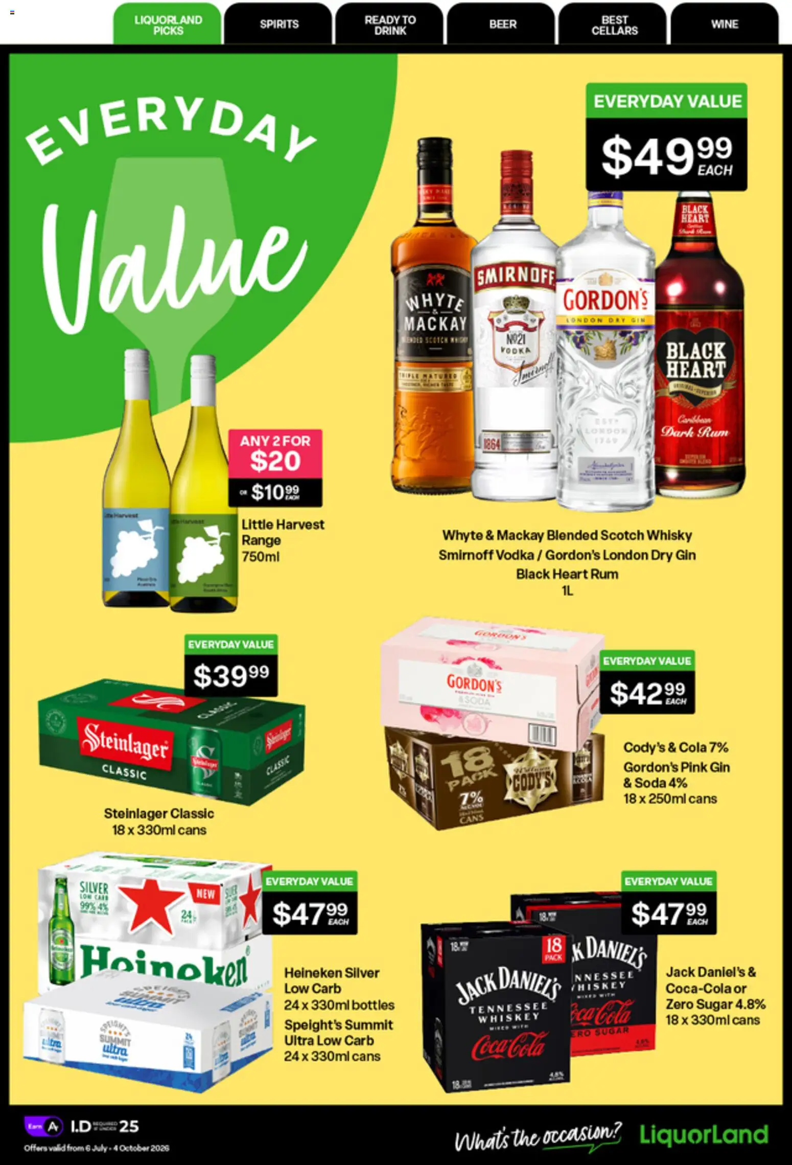 Liquorland catalogue from 6 Jul 2026 | Page: 1