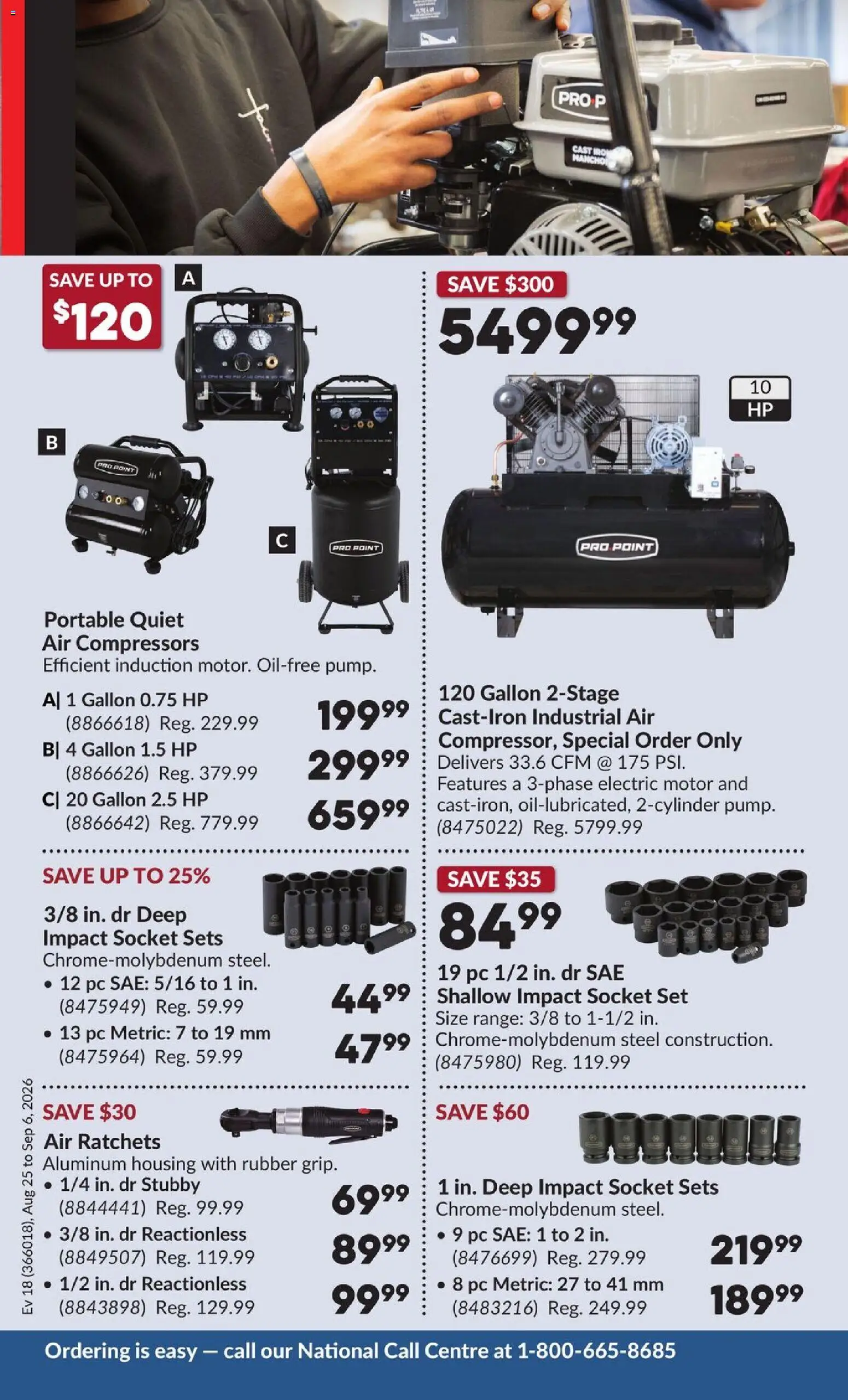 Princess Auto flyer valid from Aug 25, 2026 | Page: 4 | Products: PC, Socket