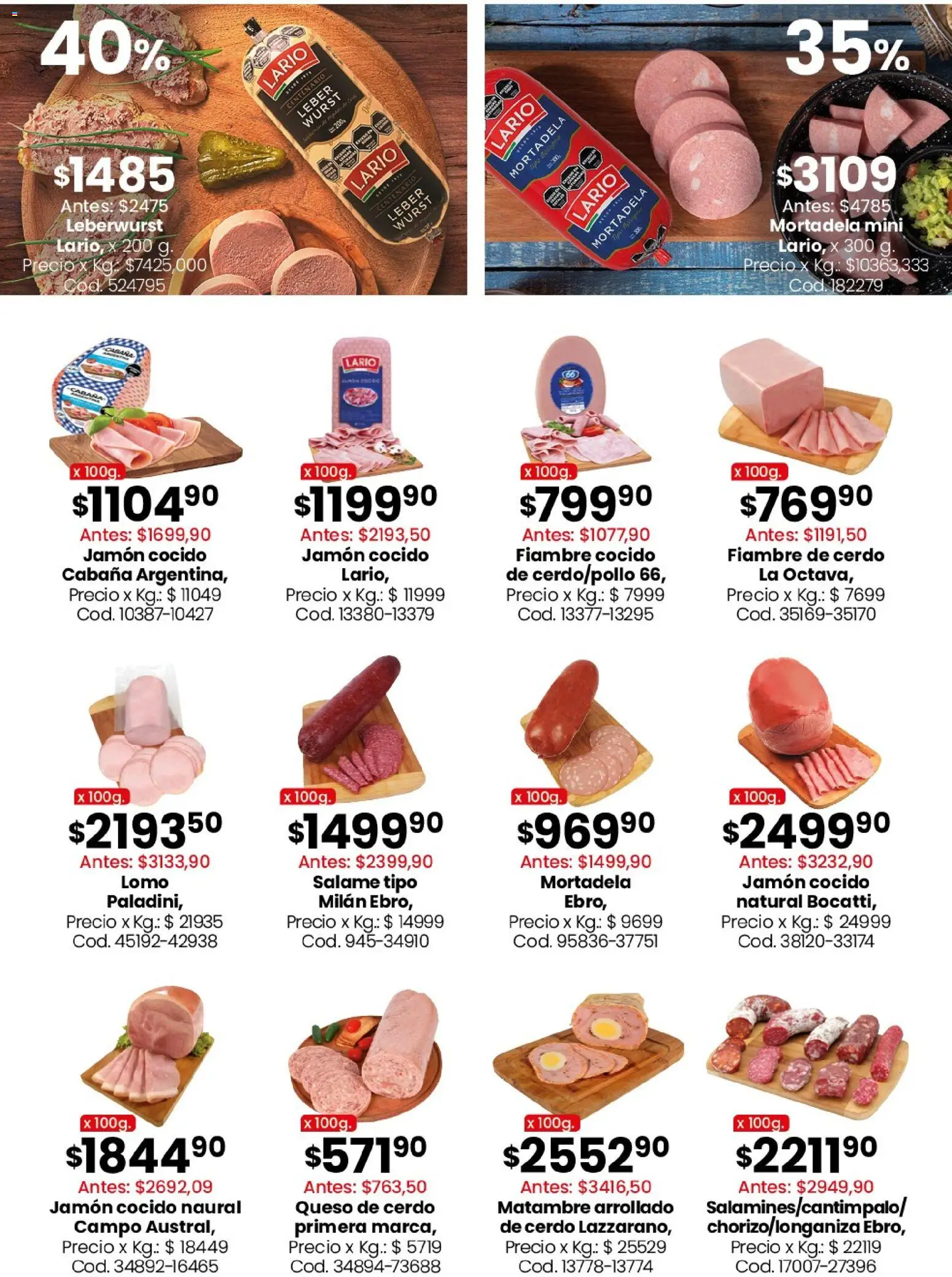 Coto - Ofertas │ válido desde el 18.05.2026 | Página: 10 | Productos: Jamón cocido, Mortadela, Jamón, Salame