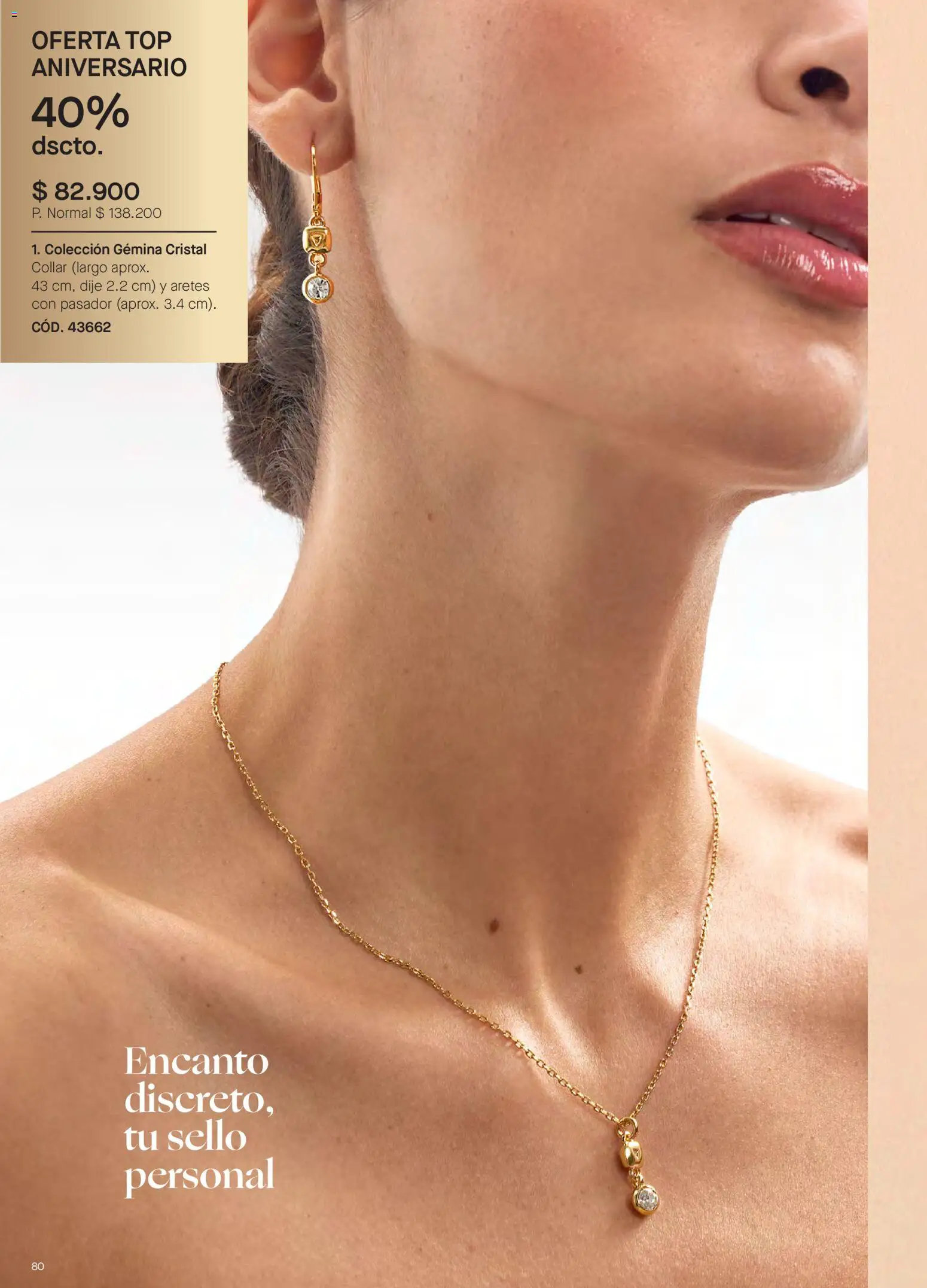 Yanbal revista - valida desde el 20/06/2026 | Página: 80 | Productos: Aretes, Top, Collar, Dije