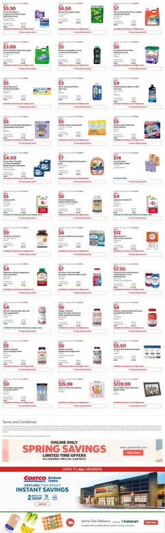 Preview of Costco weekly flyer from shop Costco valid from 13.04.2026 | Page: 3 | Products: Dishwasher, Body wash, Stain remover, Pumpkin