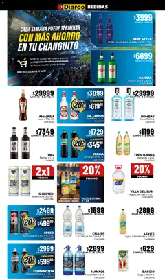 Vista previa Diarco ofertas válido desde el 08.06.2026 | Página: 8 | Productos: Vodka, Fernet, Jugo, Té