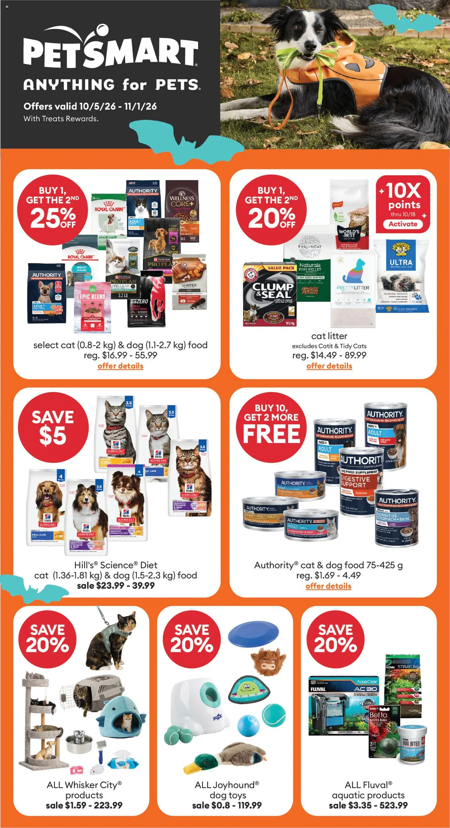 Petsmart flyer valid from Oct 5, 2026 | Page: 1