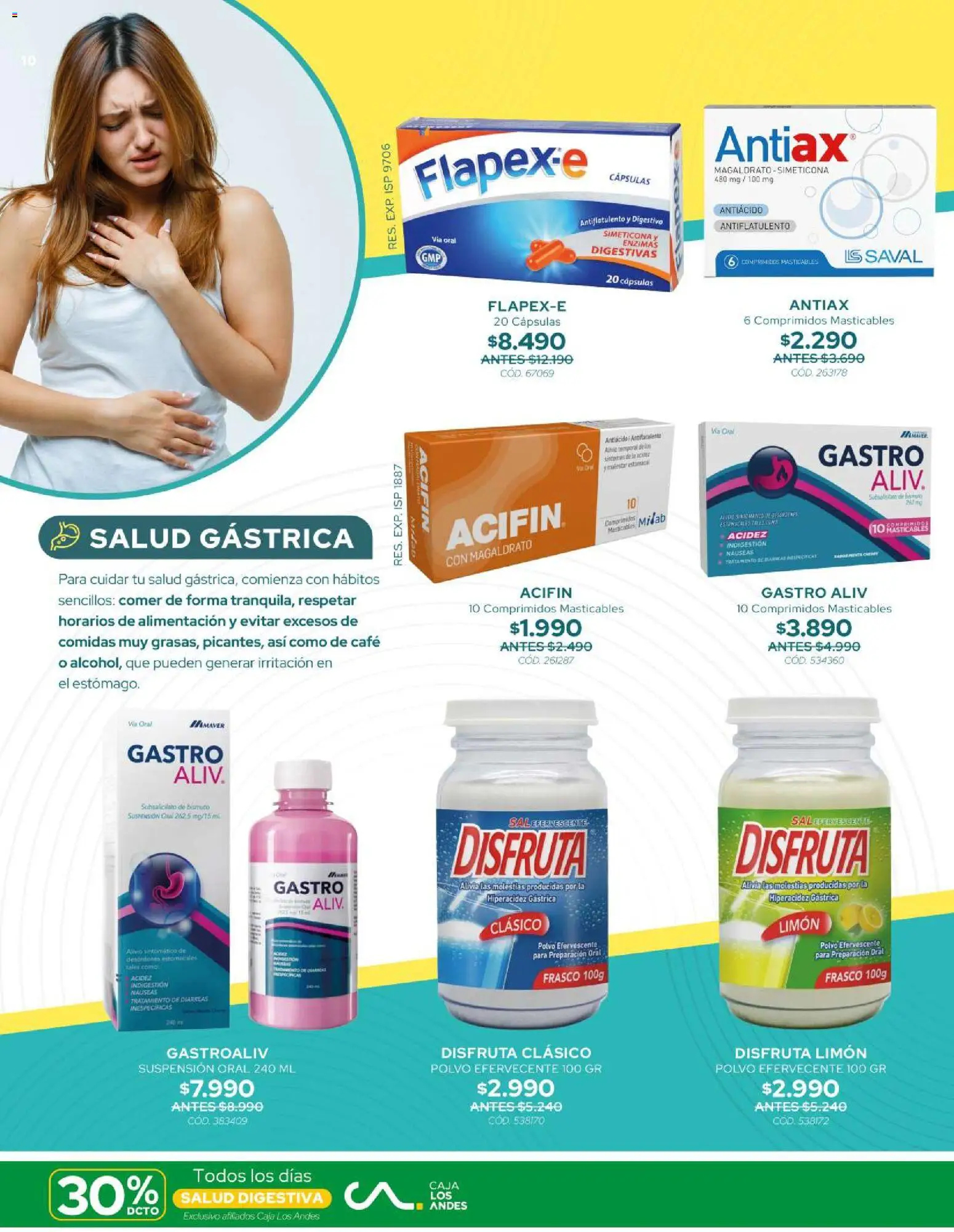 Cruz Verde Descuentos │ válido desde el 01.06.2026 | Página: 10 | Productos: Frasco, Limón, Caja, Café