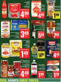 Preview of Food Basics weekly flyer / circulaire from shop Food Basics valid from 11.06.2026 | Page: 38 | Products: Gin, Pasta, Tomatoes