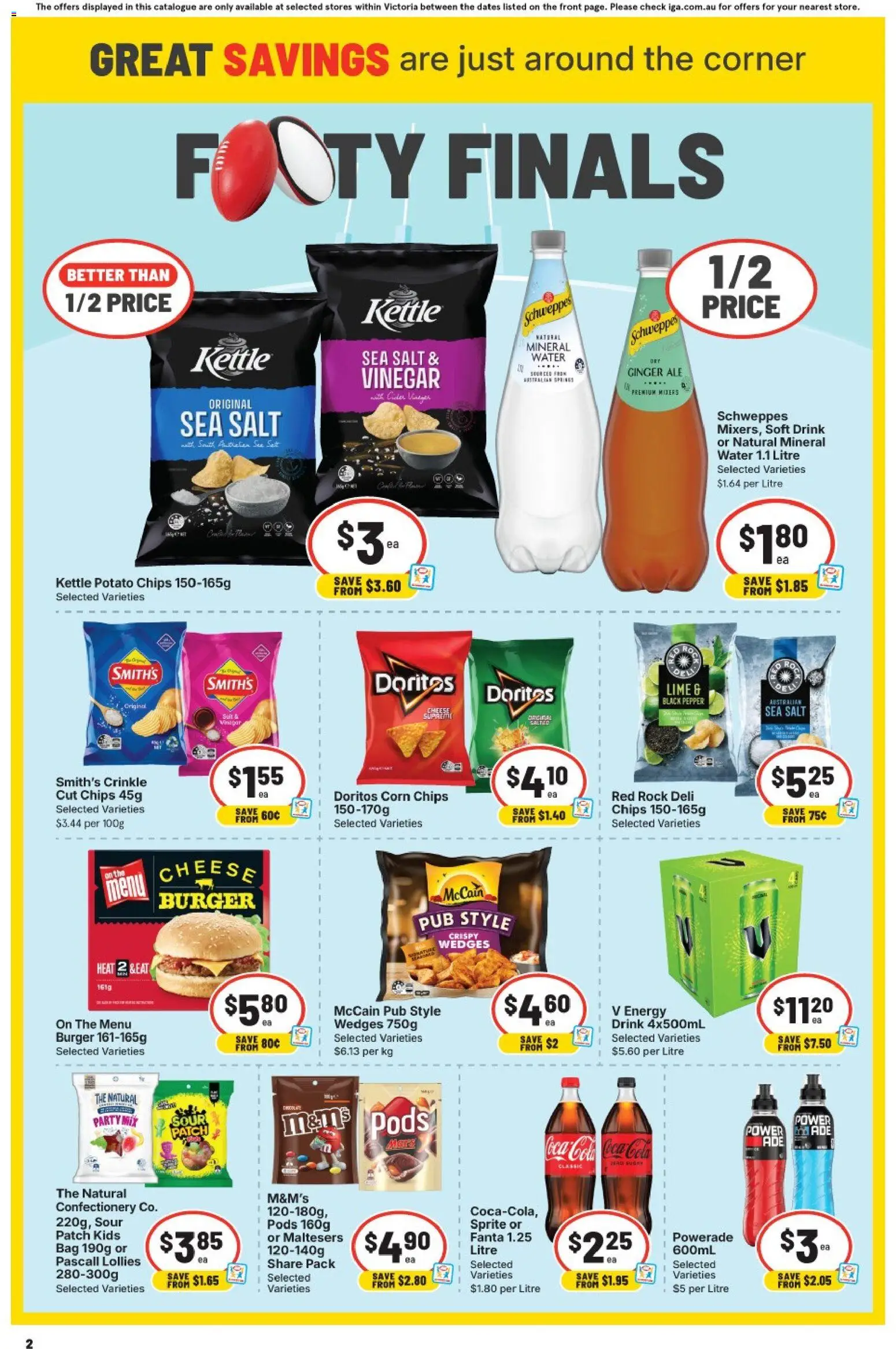 IGA catalogue - valid from 23/09/2026 | Page: 3 | Products: Ginger, Lime, Fanta, Kettle
