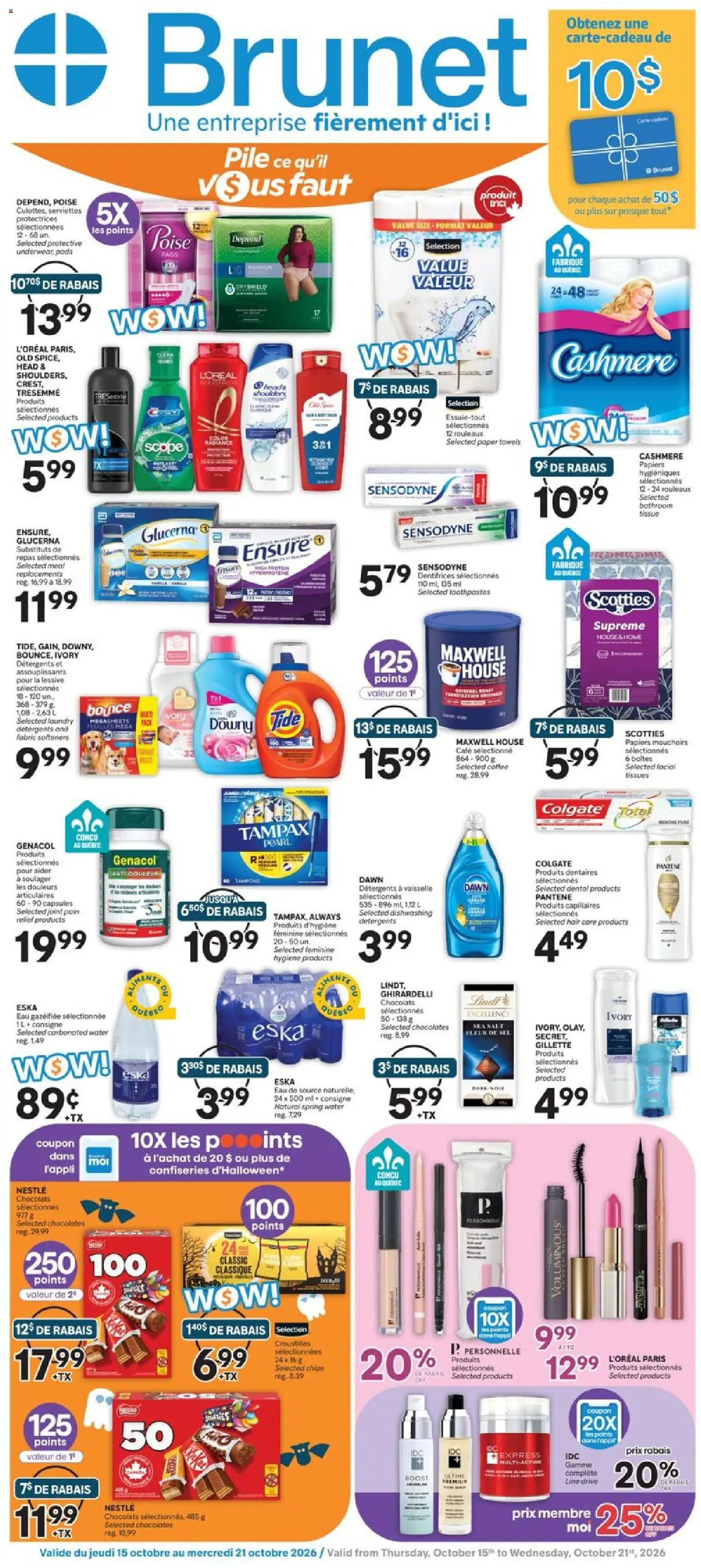 Brunet flyer valid from Oct 15, 2026 | Page: 1