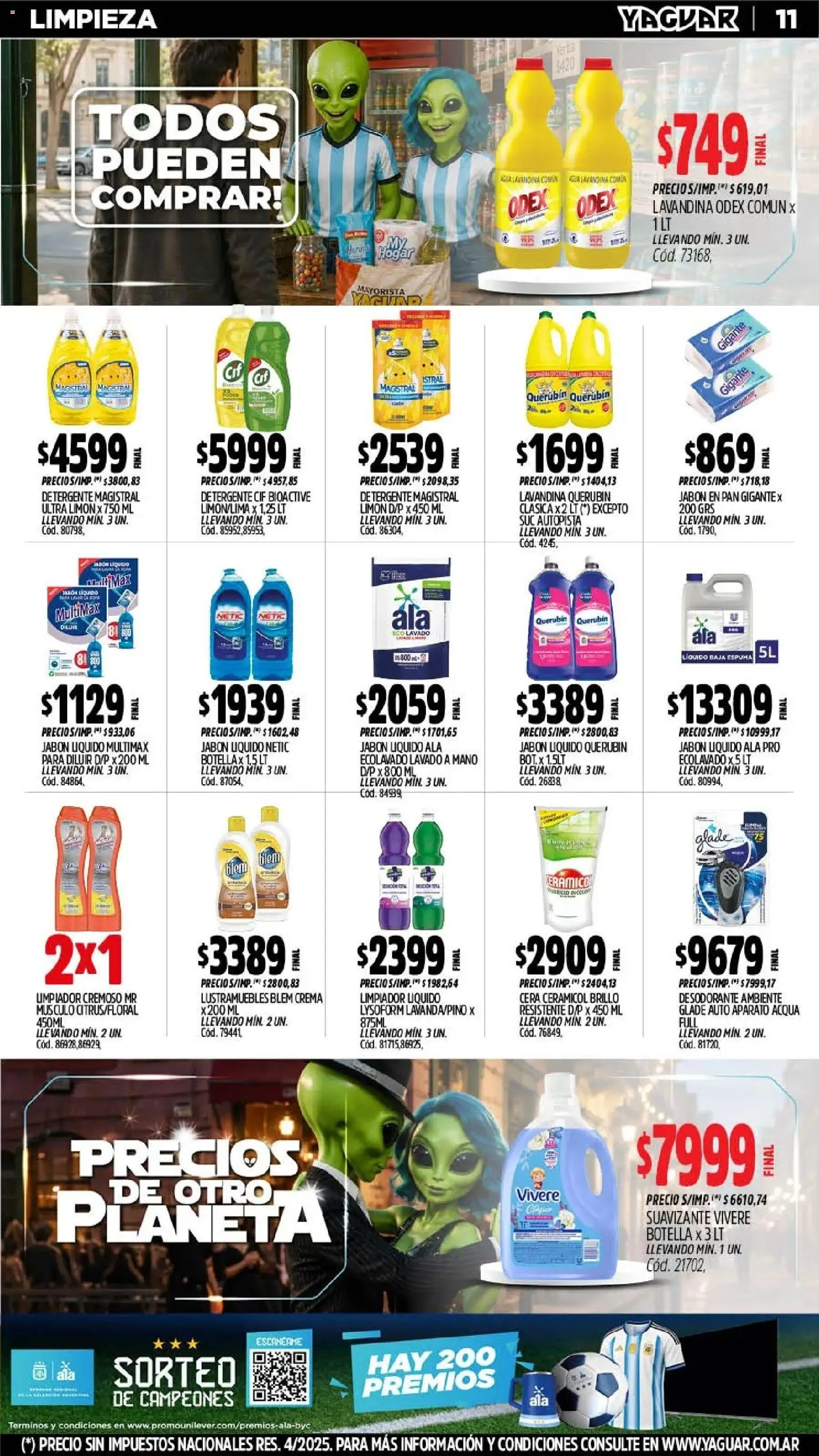 Yaguar - Oferta Semanal General Roca │ válido desde el 06/07/2026 | Página: 14 | Productos: Botella, Brillo, Desodorante, Cera
