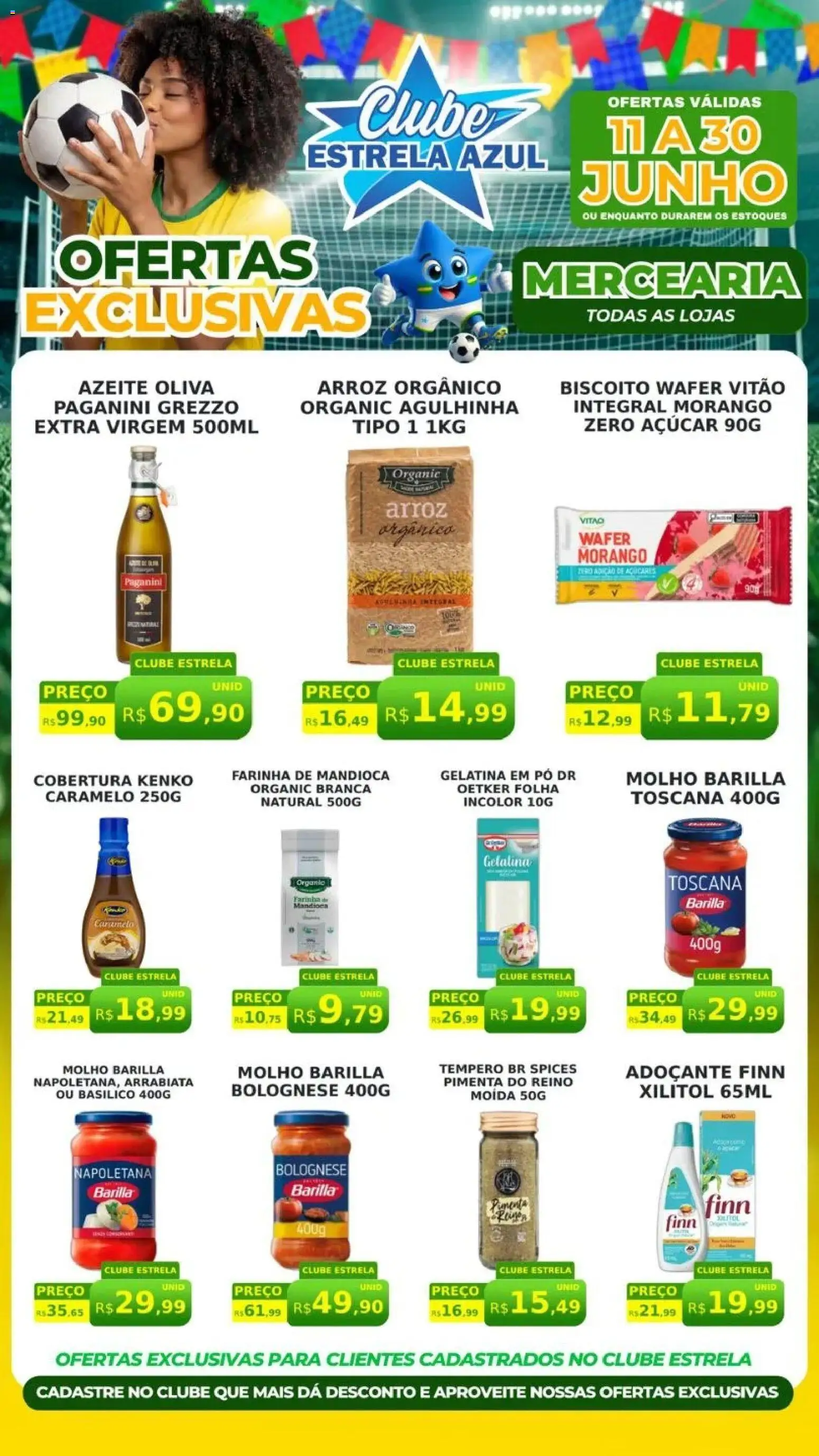 Estrela Azul Folheto - válido de 11.06.2026 | Página: 2 | Produtos: Pimenta, Biscoito, Arroz, Gelatina
