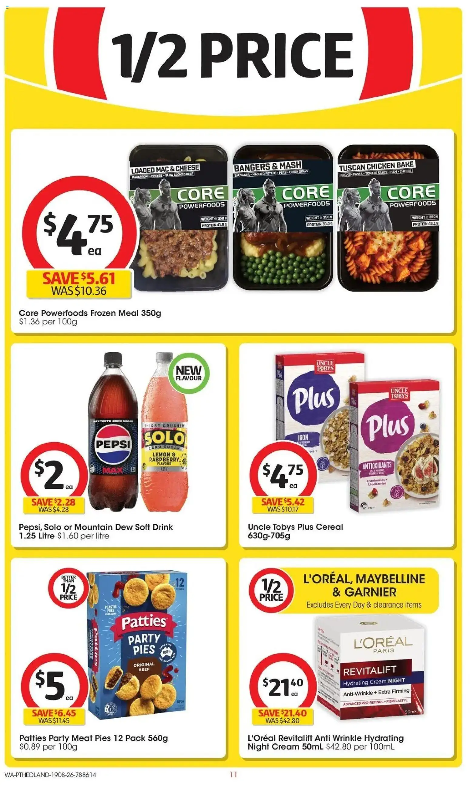 Coles catalogue - valid from 19/08/2026 | Page: 11 | Products: Cheese, Cream, Lemon, Pies