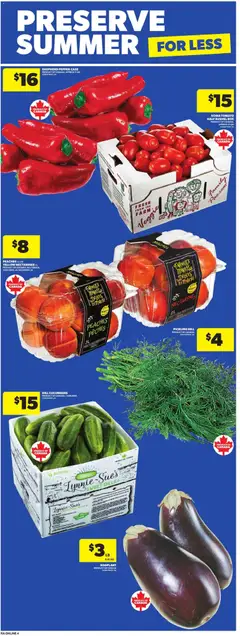 Preview of Atlantic Superstore weekly flyer / circulaire from shop Atlantic Superstore valid from Sep 3, 2026 | Page: 10 | Products: Eggplant, Cucumbers, Case, Box