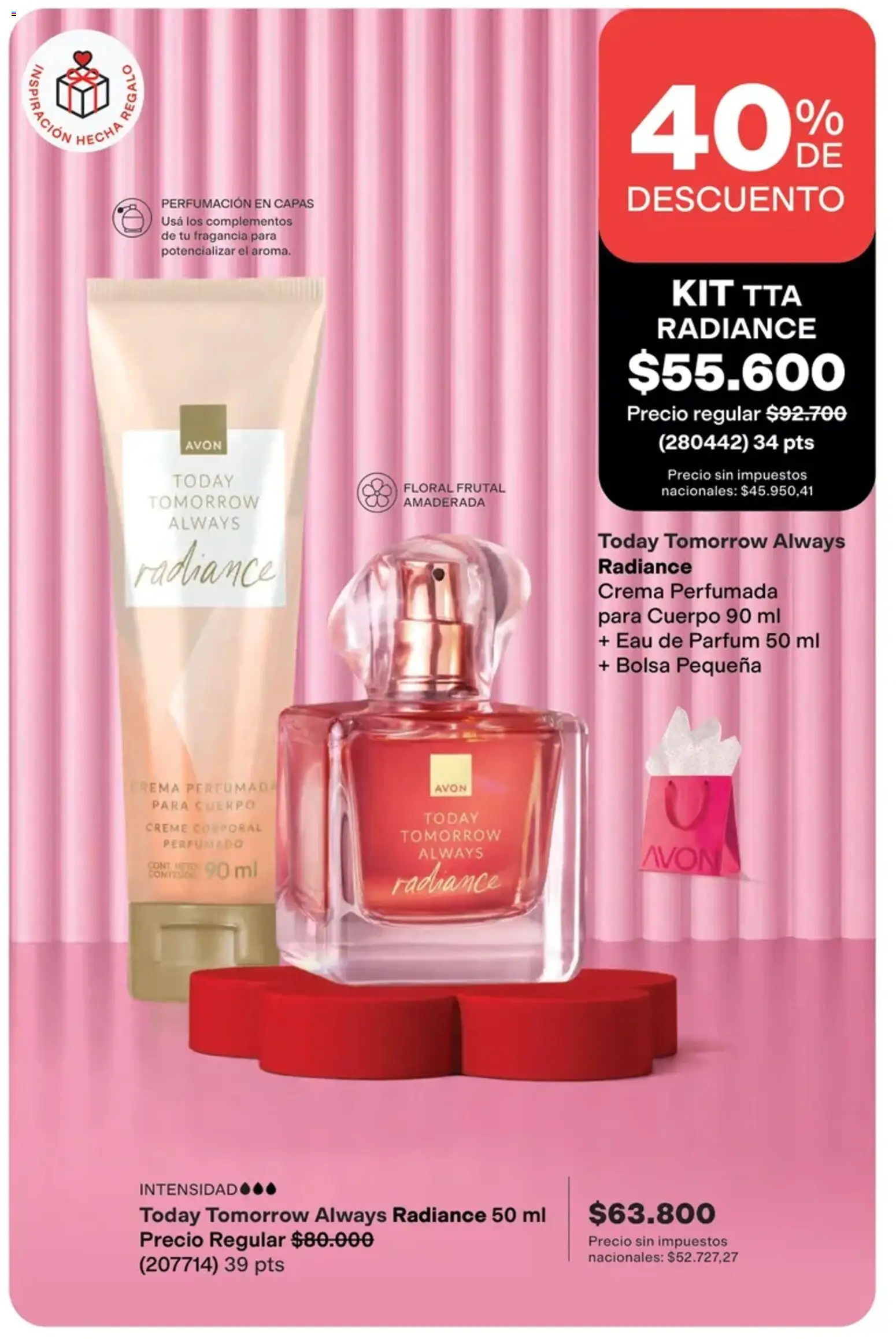 Catálogo AVON Campaña 13 │ válido desde el 01/09/2026 | Página: 13 | Productos: Bolsa, Fragancia, Crema