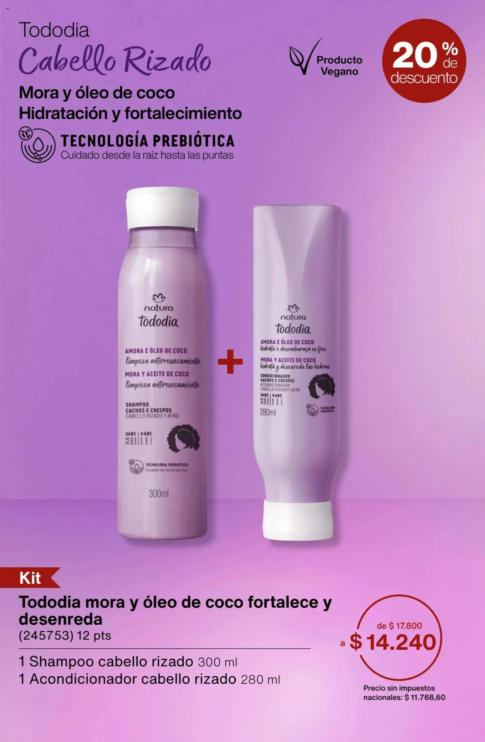 Catálogo Natura Ciclo 3 │ válido desde el 09/02/2026 | Página: 250 | Productos: Aceite de coco, Aceite, Shampoo, Acondicionador