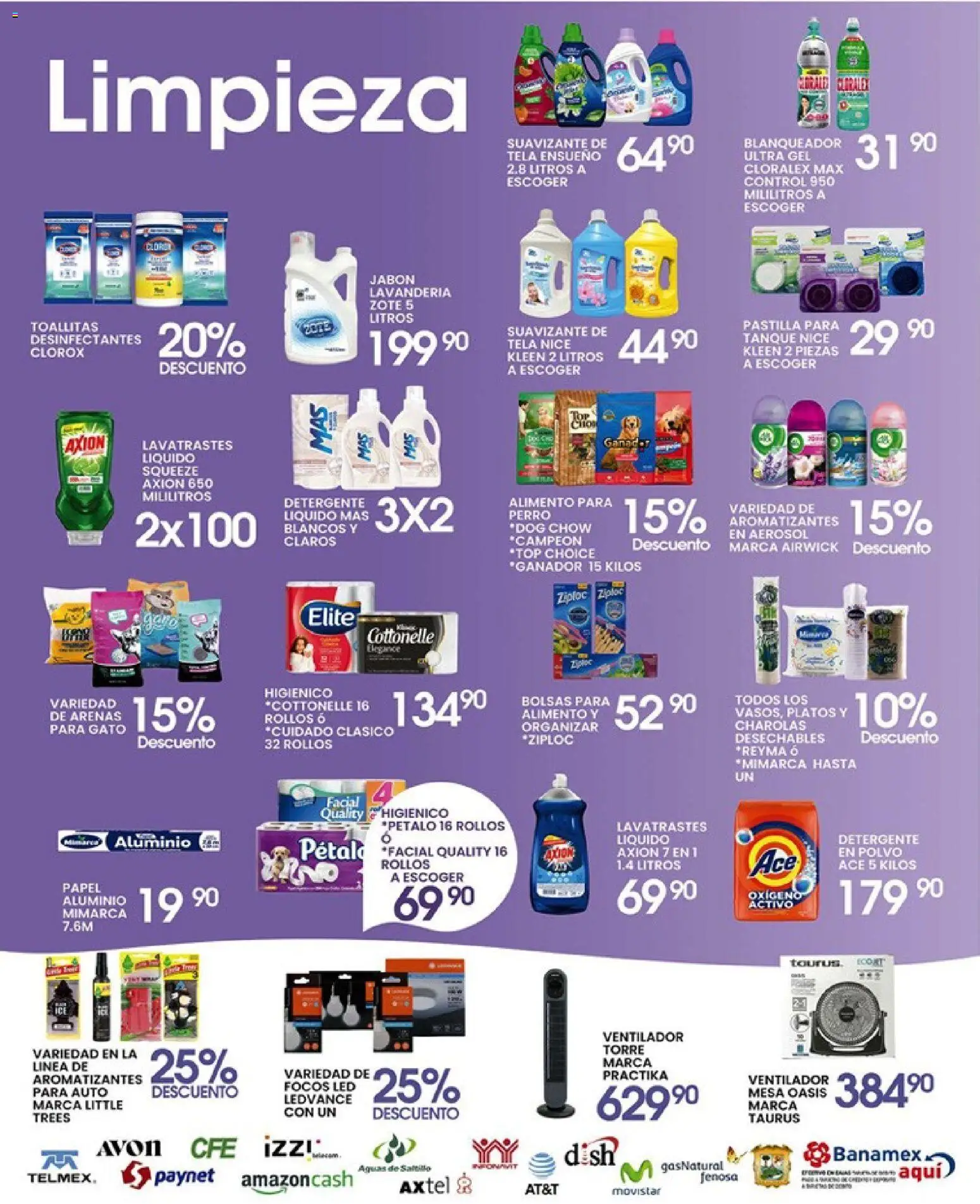 Nuevas ofertas de Alsuper válidas en toda la República Mexicana desde el 19.05.2026. ¡Encuentra las mejores ofertas en Alsuper folleto Saltillo! | Página: 5 | Productos: Ventilador, Mesa, Polvo, Jabón