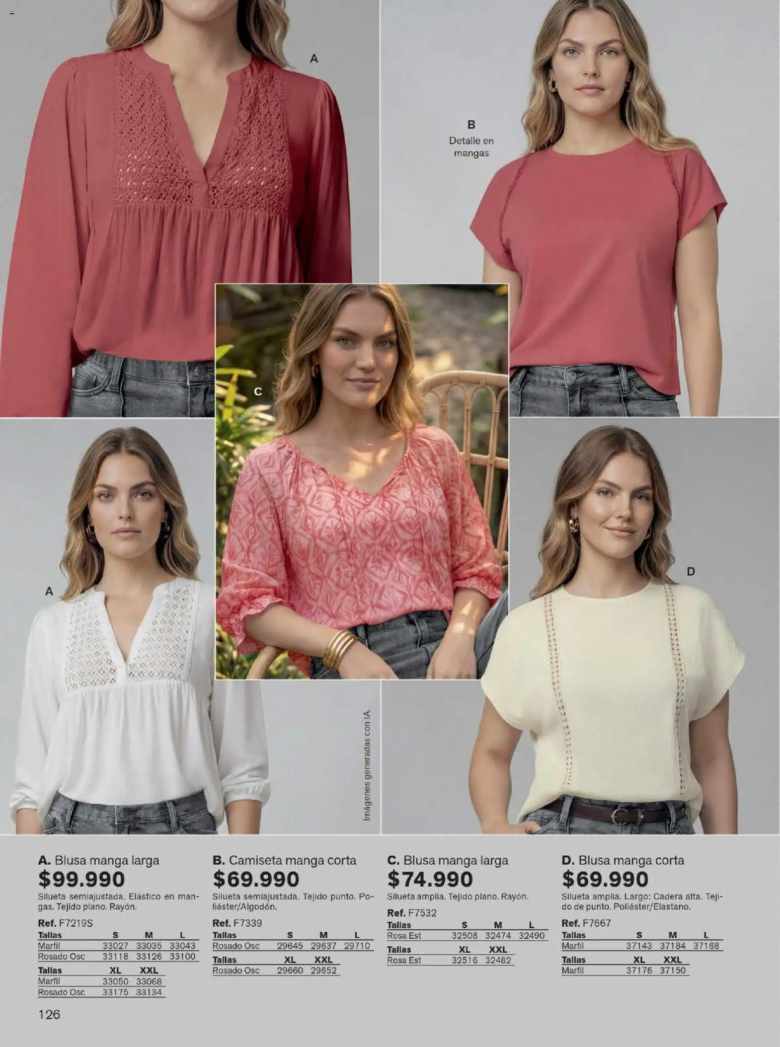 Leonisa revista - valida desde el 15/07/2026 | Página: 126 | Productos: Camiseta, Blusa