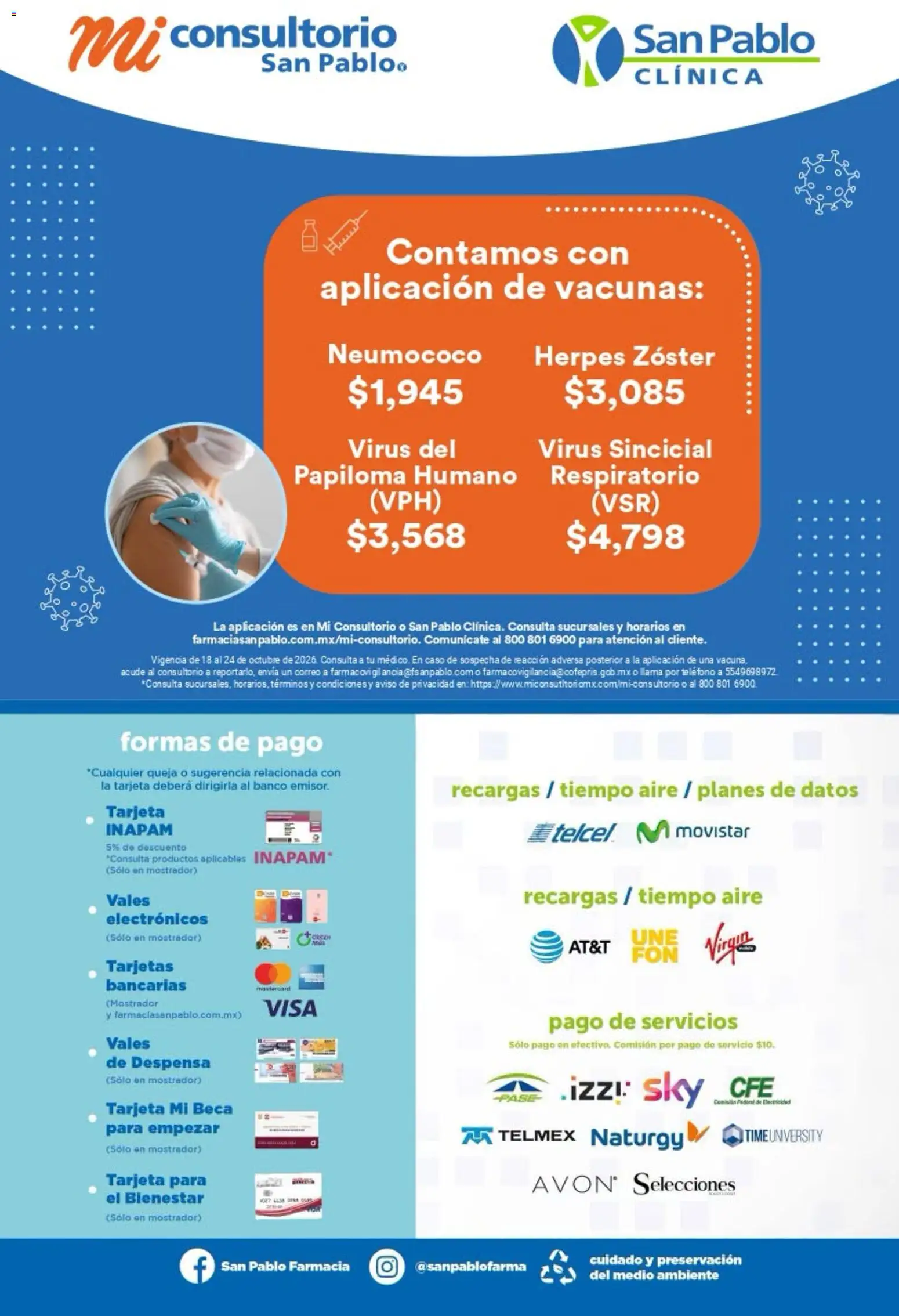 Nuevas ofertas de Farmacia San Pablo válidas en toda la República Mexicana desde el 18/10/2026. ¡Encuentra las mejores ofertas en Farmacia San Pablo catálogo! | Página: 16