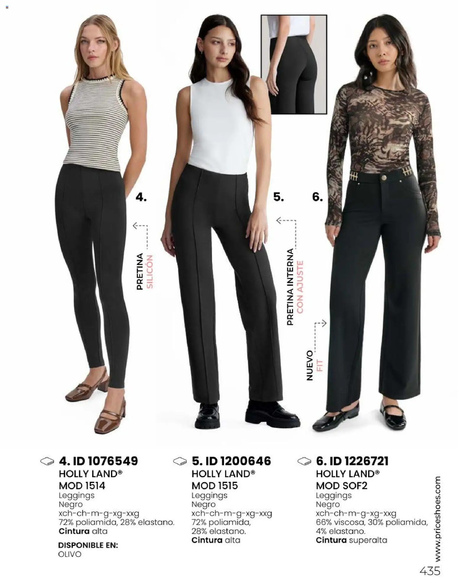 Nuevas ofertas de Price Shoes válidas en toda la República Mexicana desde el 06.05.2026. ¡Encuentra las mejores ofertas en Price Shoes catálogo Todo en uno! | Página: 435 | Productos: Leggings