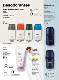 Vista previa de Natura campaña 11 2026, nuevo folleto de la tienda, válido en México a partir del 10/07/2026 | Página: 138 | Productos: Desodorante, Crema, Algodón, Ropa