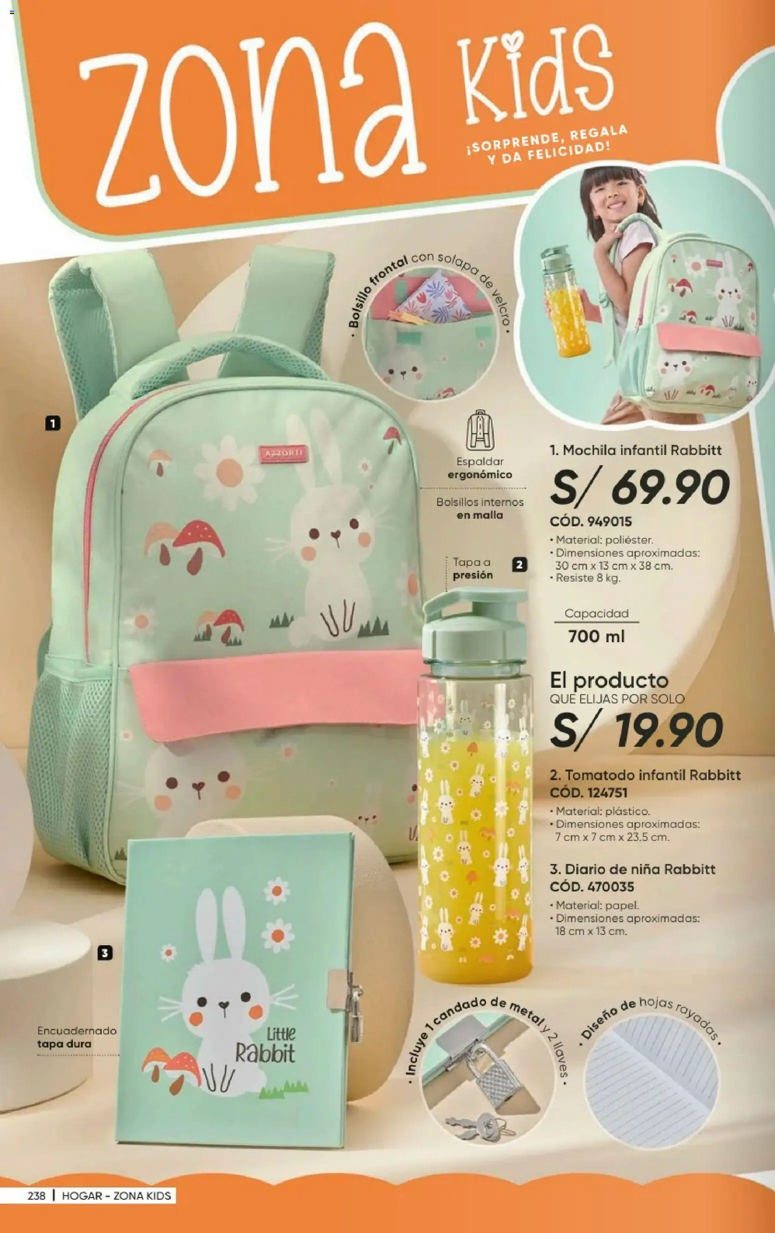 Catálogo Azzorti válido desde 20/09/2026 | Página: 240 | Productos: Tapa, Bolsillos, Mochila