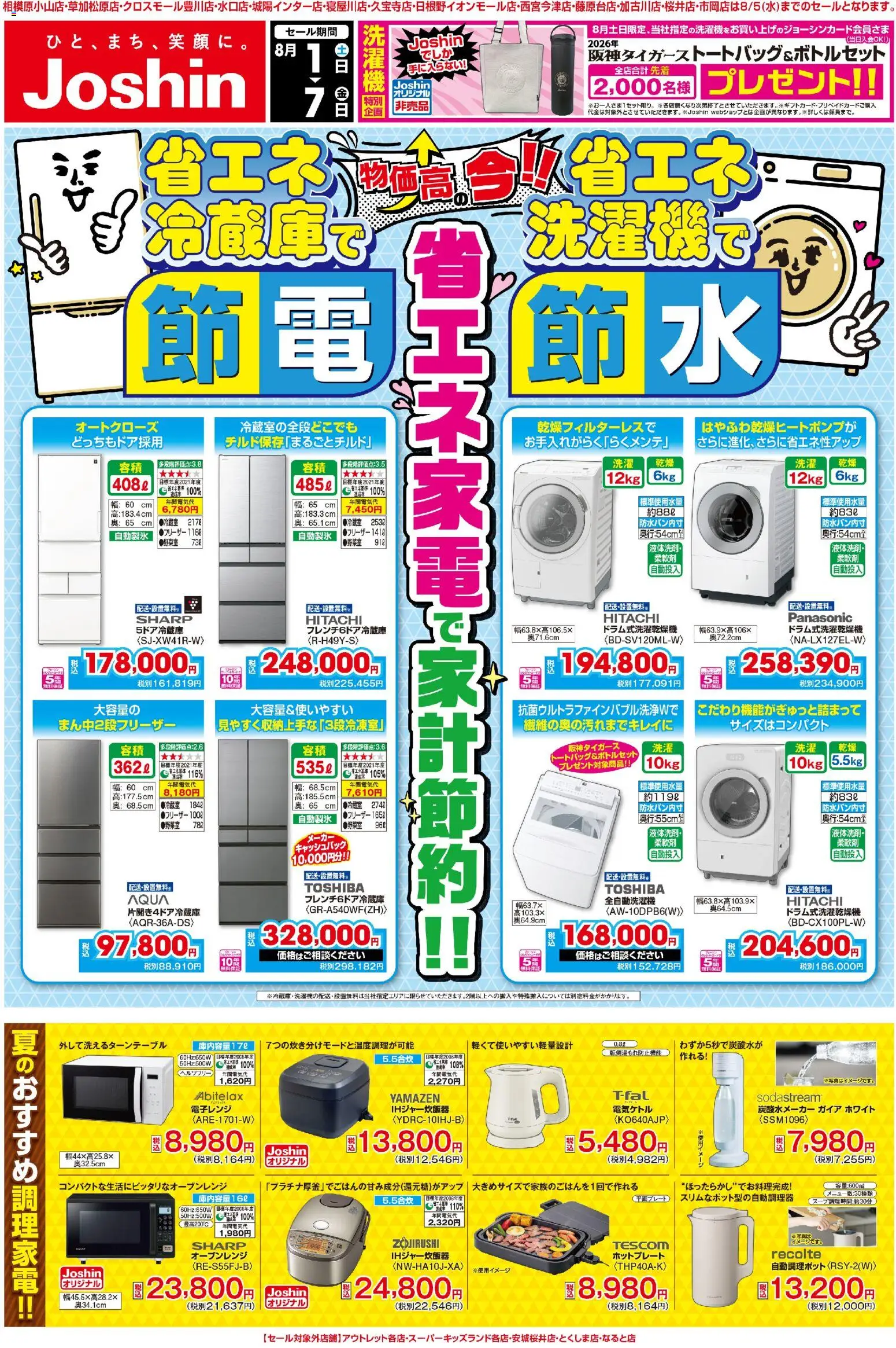 {H1} | ページ: 1 | 製品: 全自動洗濯機, 電子レンジ, 炭酸水メーカー
