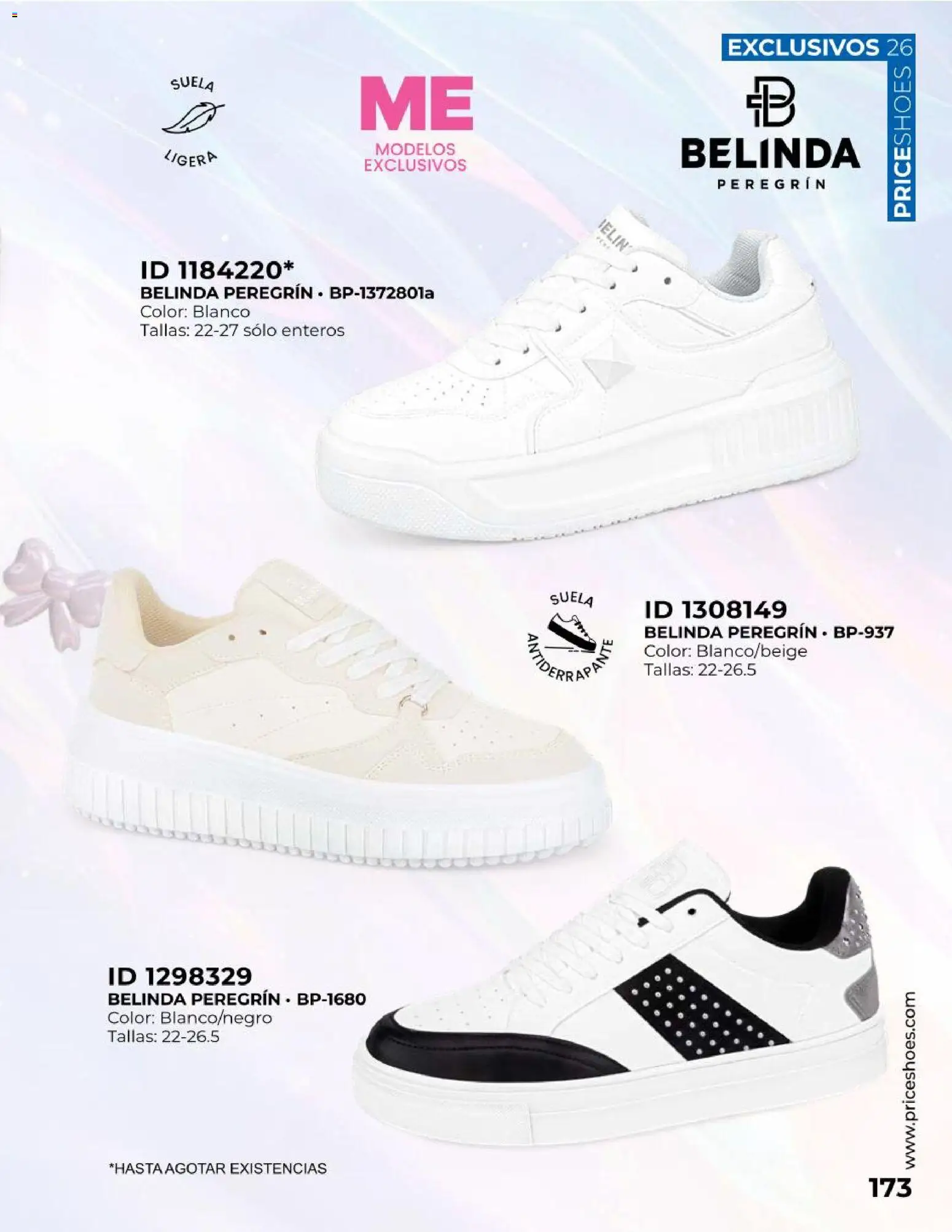 Nuevas ofertas de Price Shoes válidas en toda la República Mexicana desde el 09.05.2026. ¡Encuentra las mejores ofertas en Price Shoes catálogo Exclusivos! | Página: 173