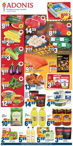 Preview of Adonis weekly flyer from shop Adonis valid from Jul 23, 2026