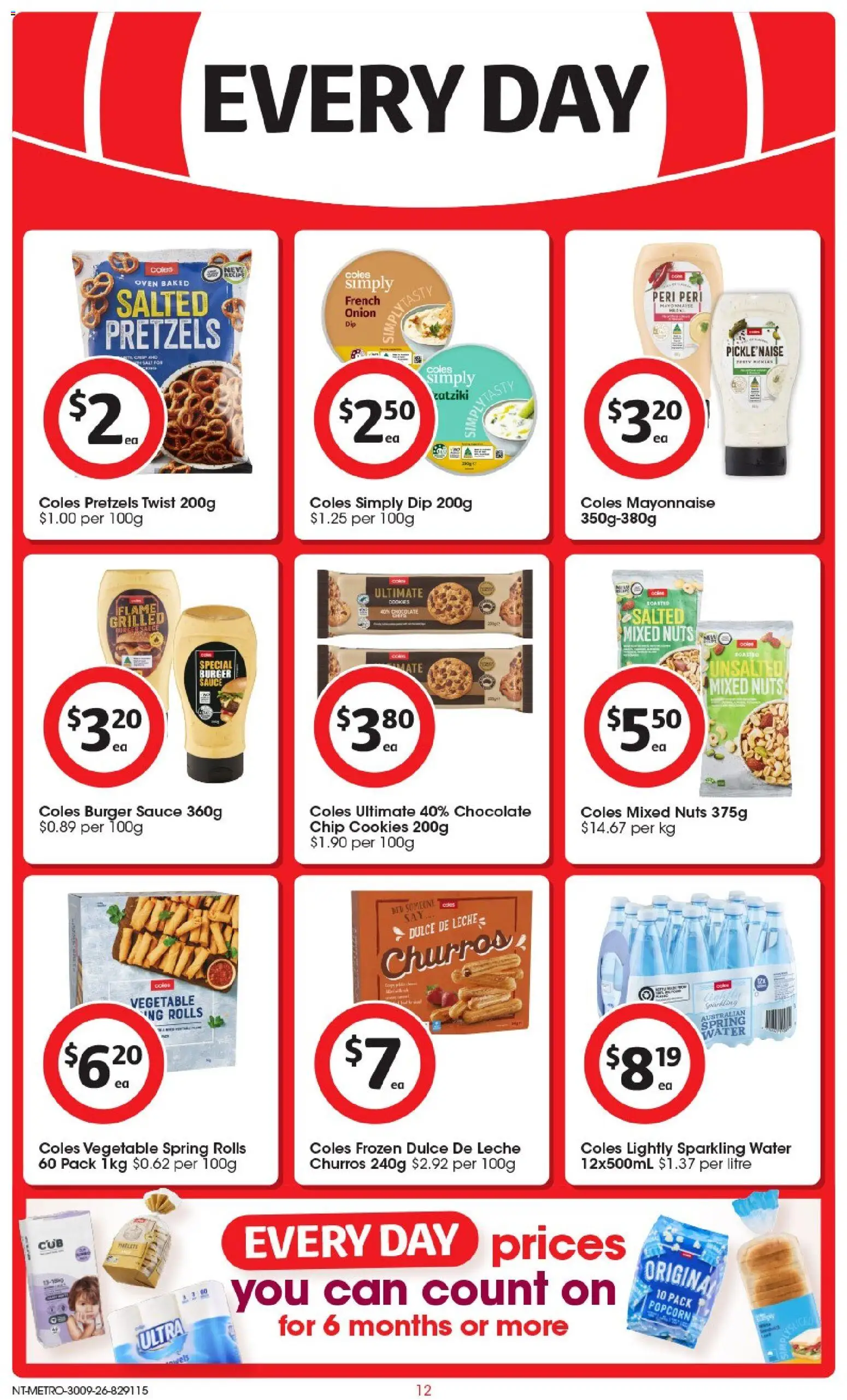 Coles catalogue - valid from 30/09/2026 | Page: 12 | Products: Chocolate, Mayonnaise, Oven, Cookies