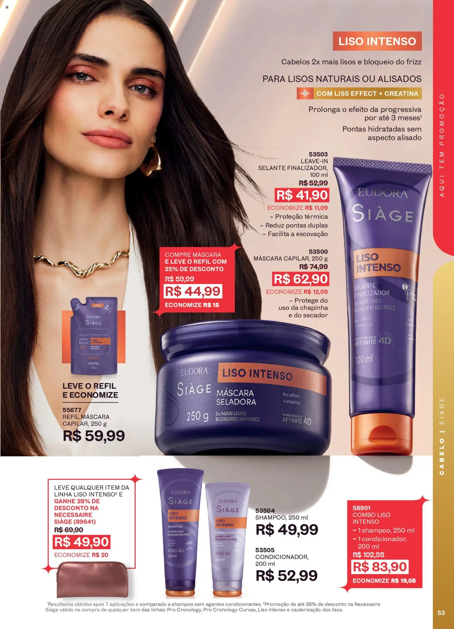 Eudora Folheto - válido de 16/09/2026 | Página: 56 | Produtos: Secador, Creatina, Condicionador, Necessaire