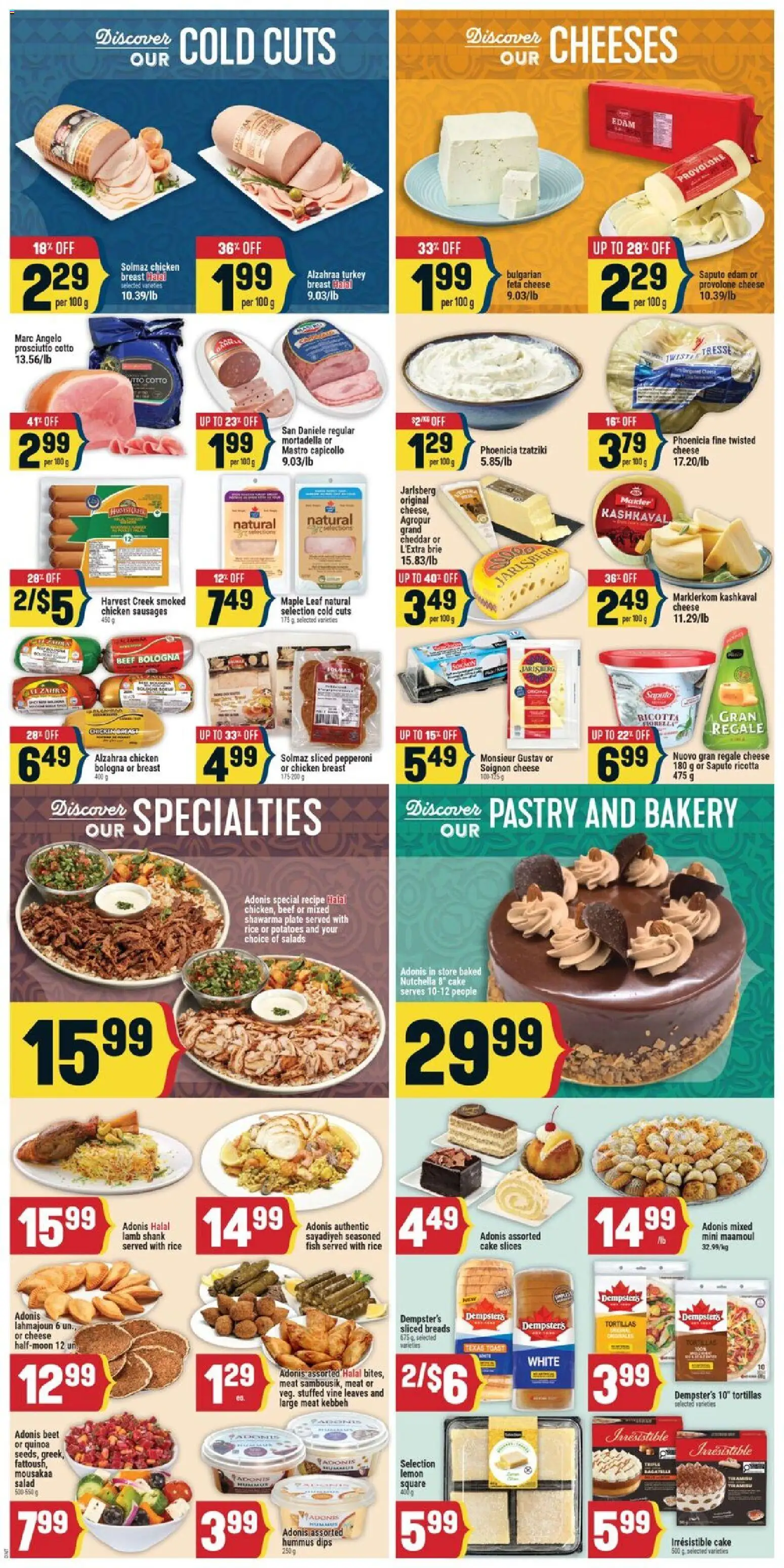 Adonis flyer valid from Jul 23, 2026 | Page: 5 | Products: Rice, Beef, Potatoes, Chicken