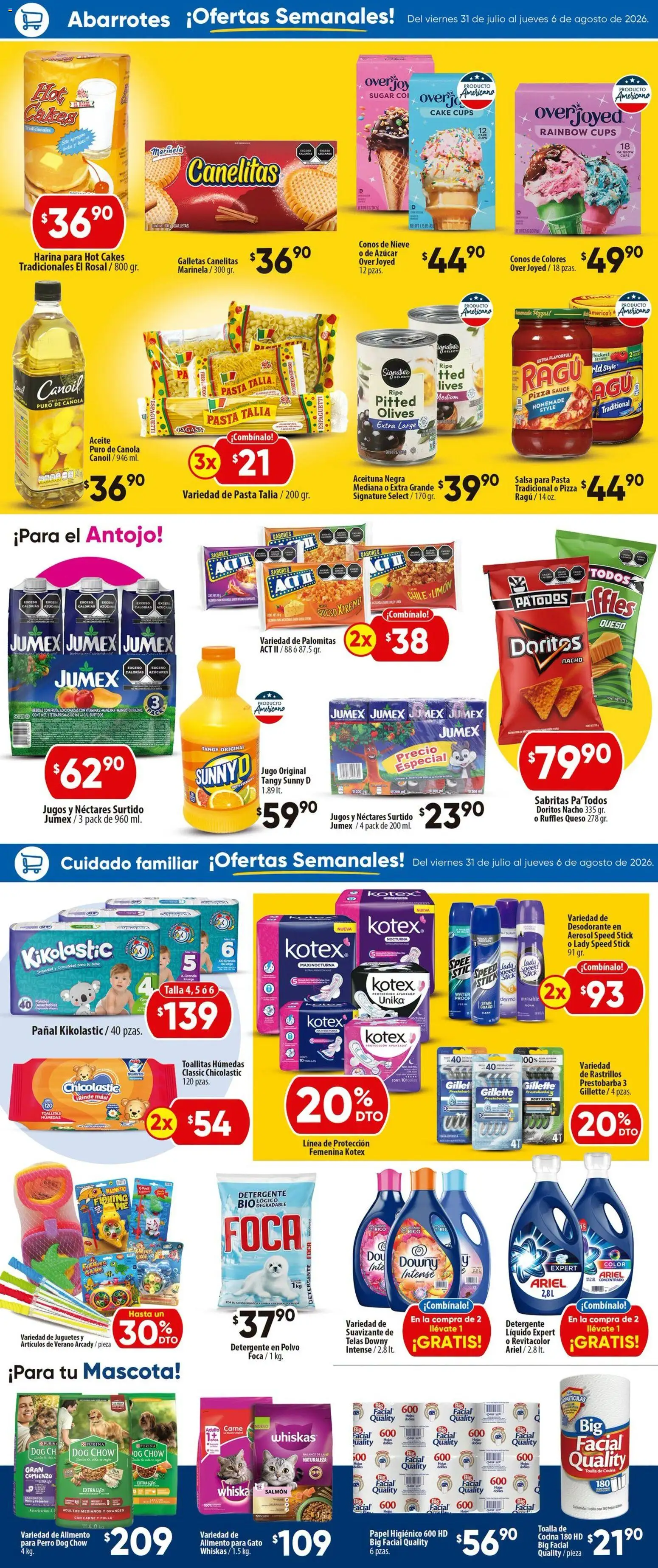 Nuevas ofertas de Calimax válidas en toda la República Mexicana desde el 31/07/2026. ¡Encuentra las mejores ofertas en Calimax folleto Ensenada! | Página: 2 | Productos: Pollo, Limón, Mango, Toalla