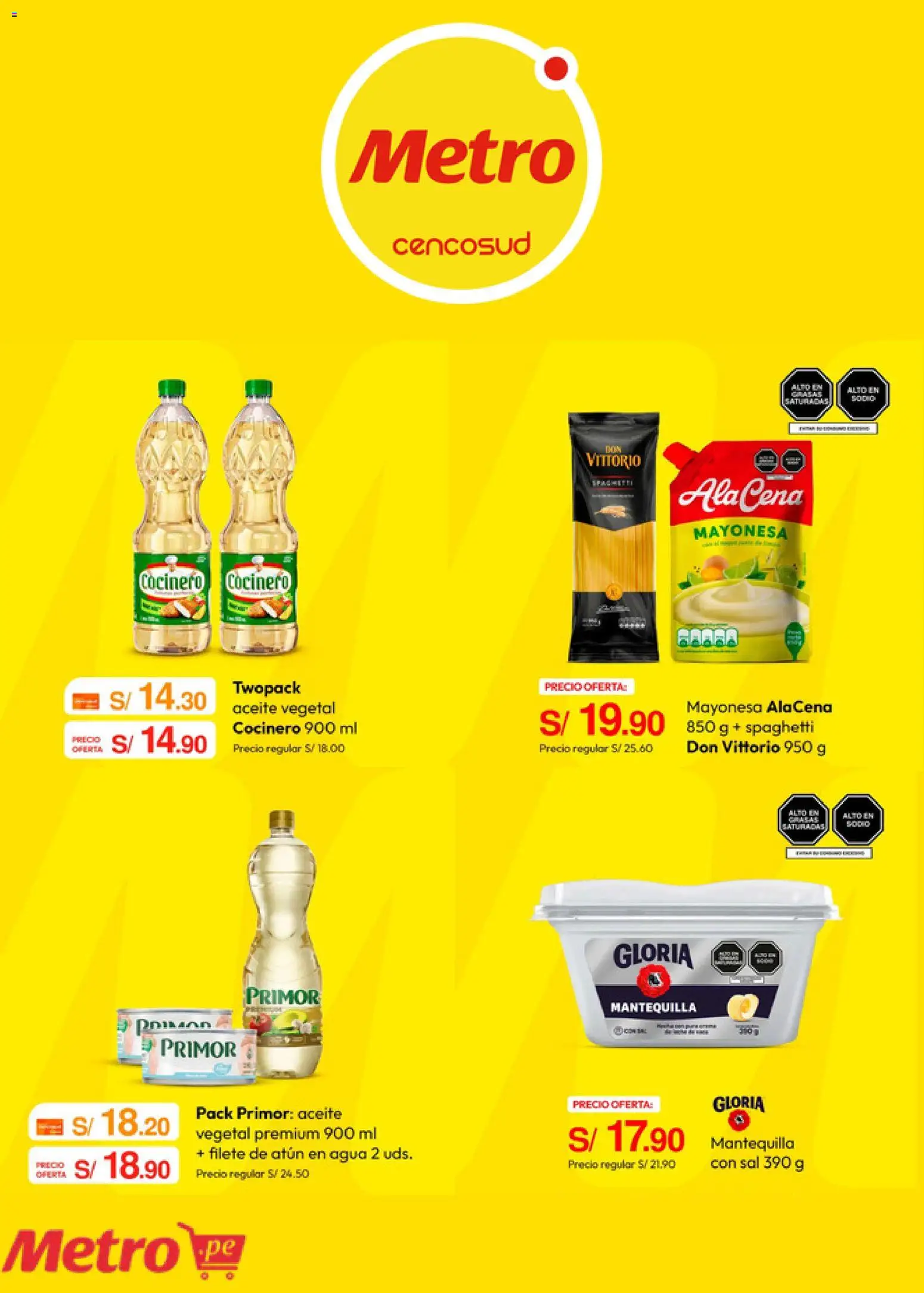 Catálogo Metro válido desde 15.06.2026 | Página: 2 | Productos: Mantequilla, Aceite