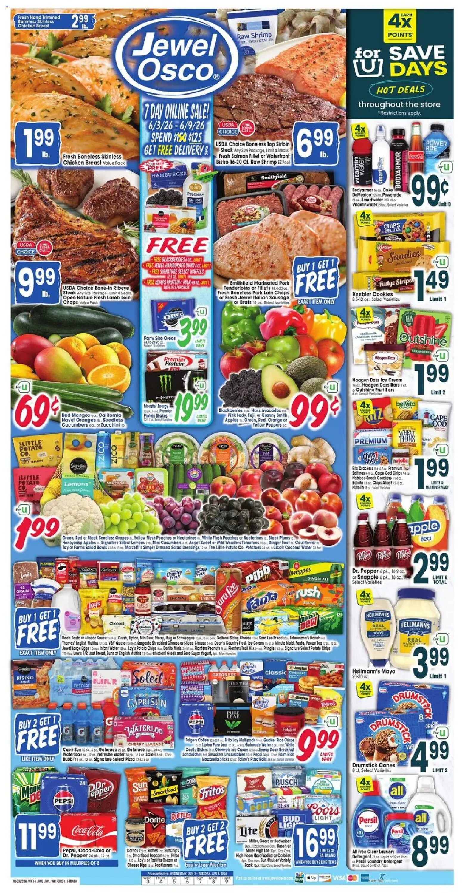 Jewel Osco Weekly Ad - valid from 03.06.2026 | Page: 1