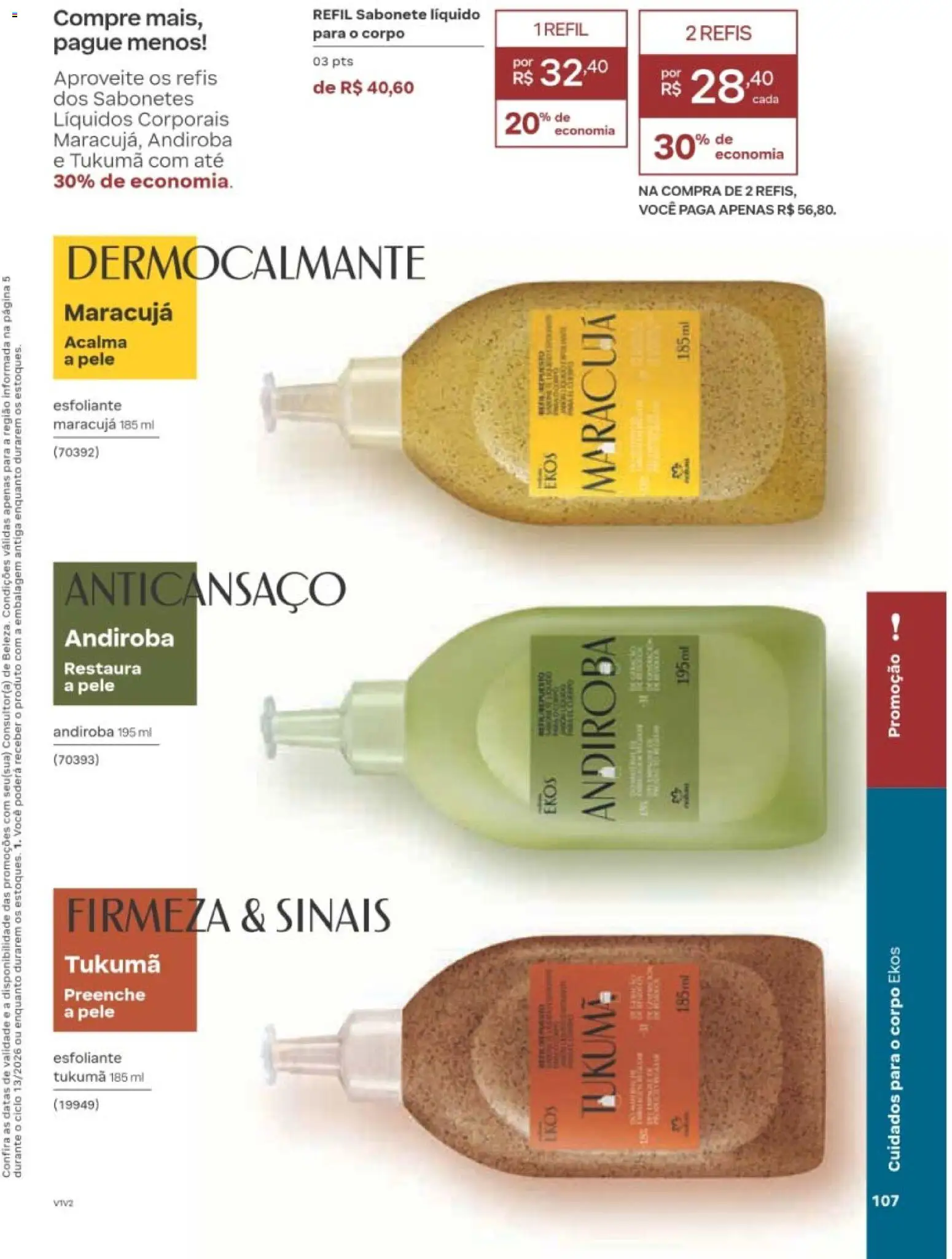 Natura Folheto - válido de 10/08/2026 | Página: 110 | Produtos: Maracujá, Sabonete, Sabonete líquido