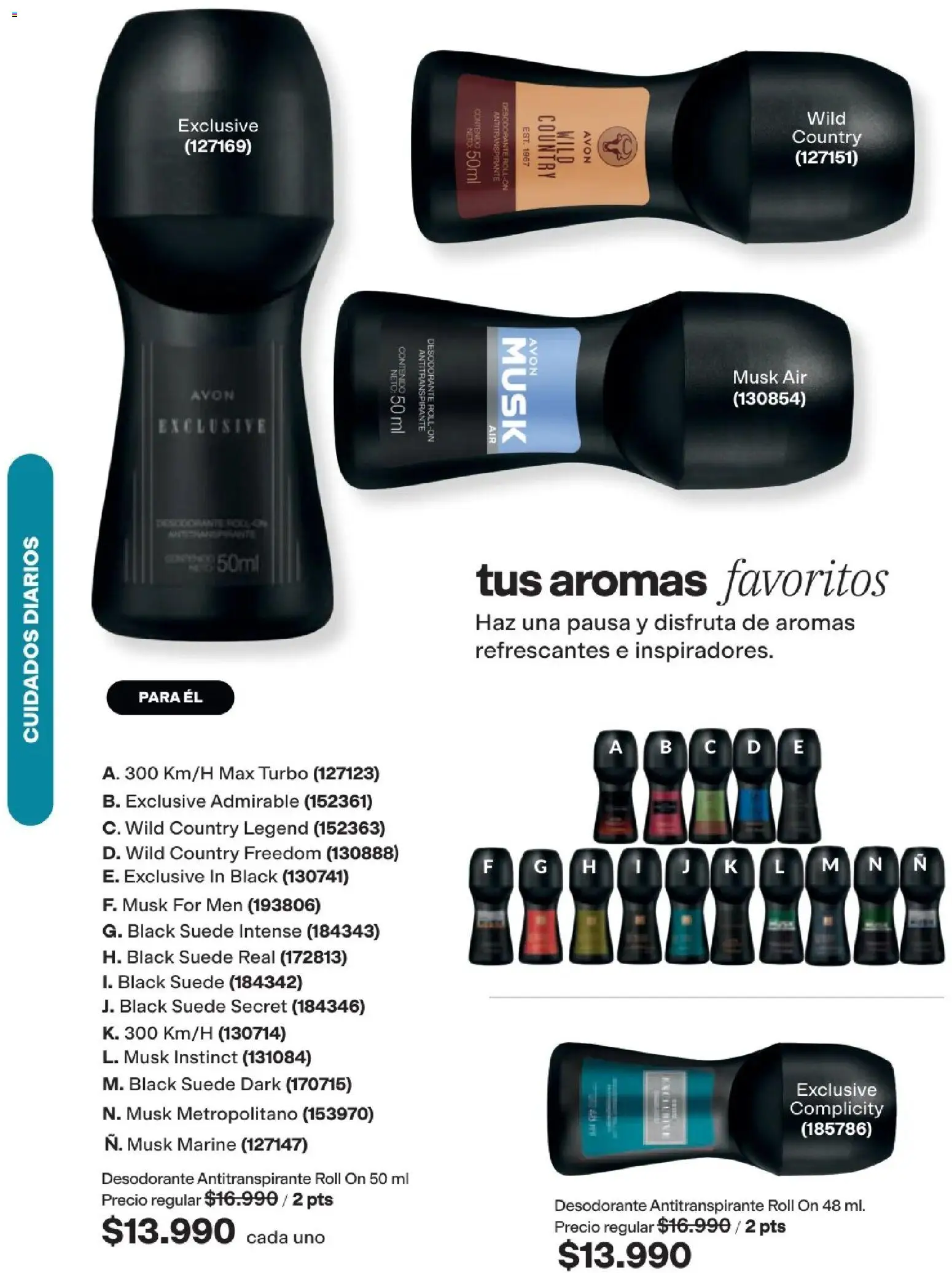 Avon revista - valida desde el 19/09/2026 | Página: 141 | Productos: Desodorante, Antitranspirante