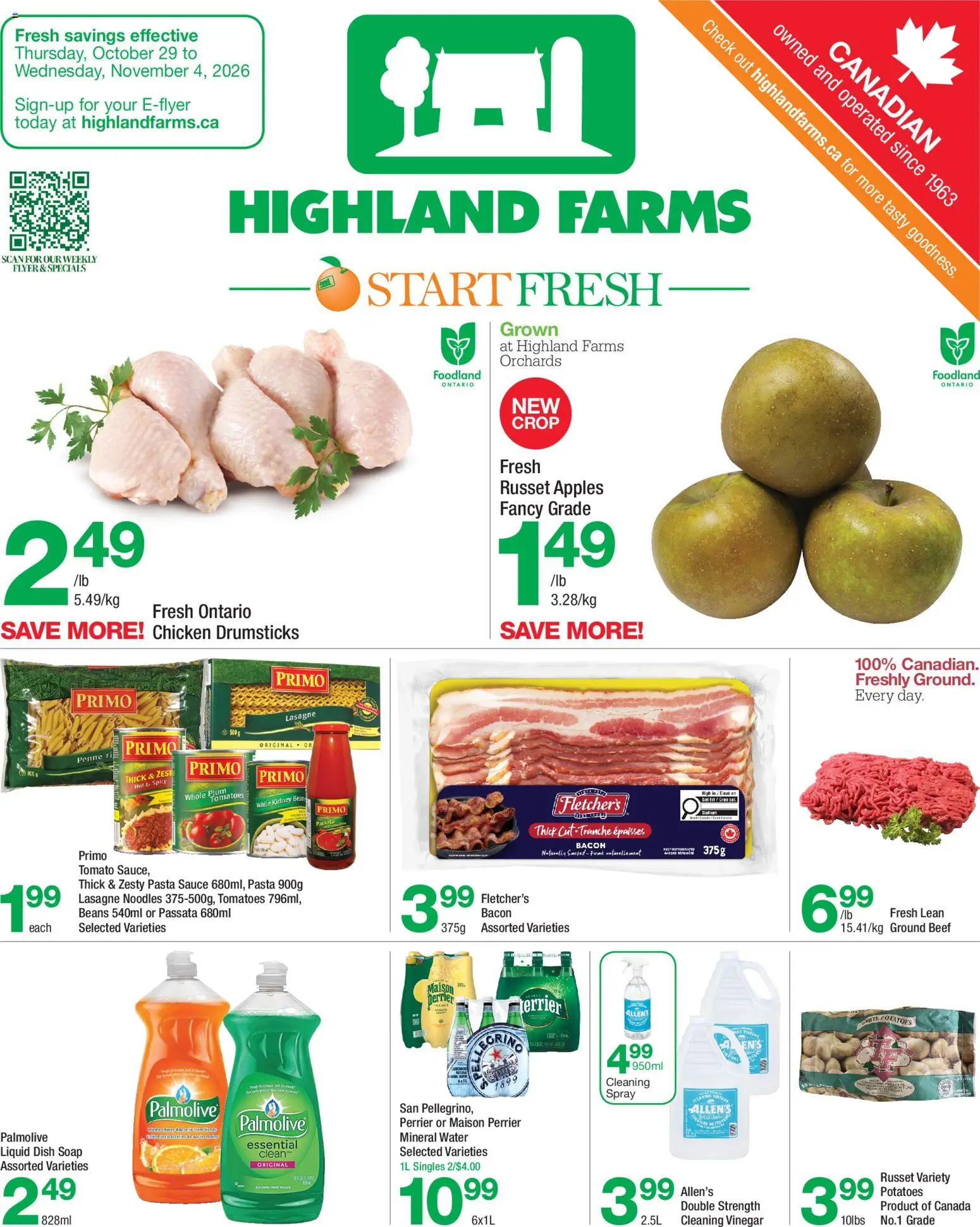 Highland Farms flyer valid from Oct 29, 2026 | Page: 1
