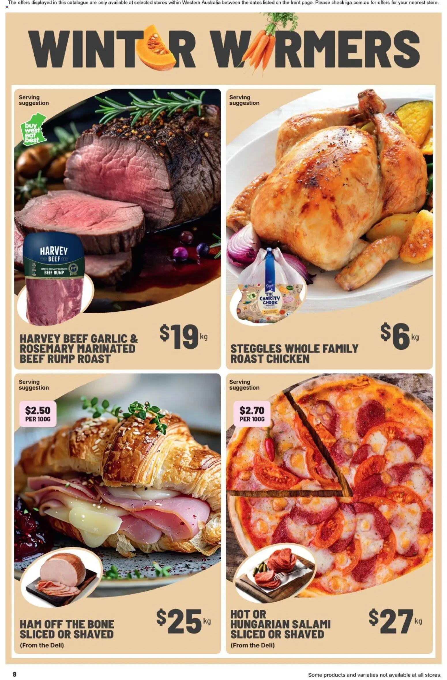 IGA catalogue - valid from 15/07/2026 | Page: 9 | Products: Salami, Ham, Chicken, Garlic