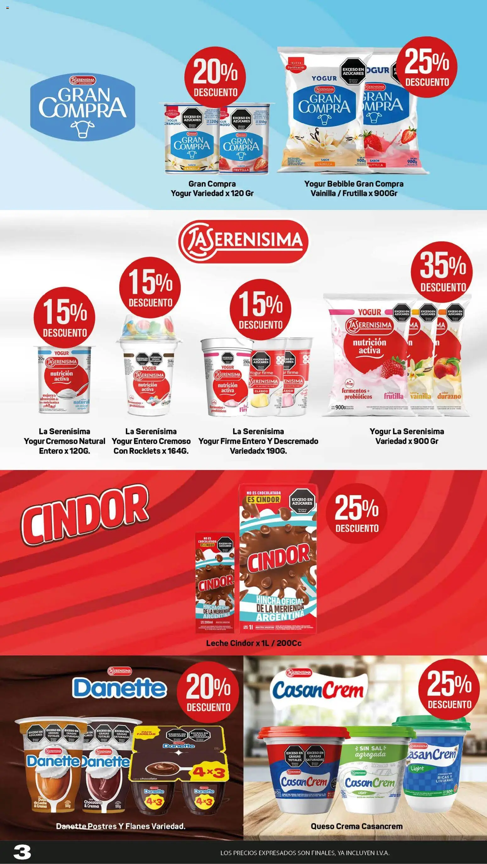 Makro ofertas │ válido desde el 06/08/2026 | Página: 3 | Productos: Probióticos, Sal, Queso crema, Leche