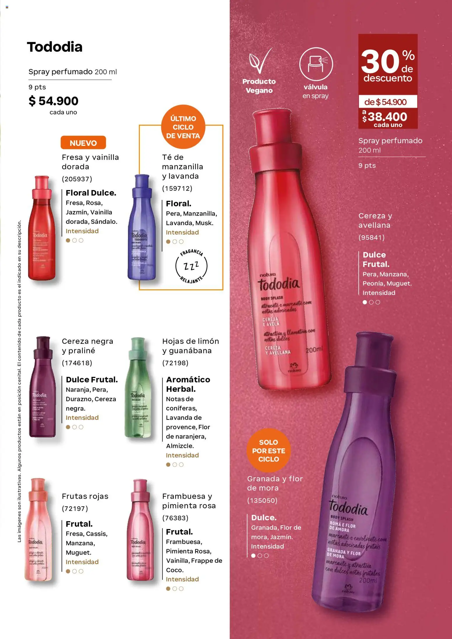 Natura revista - valida desde el 01/07/2026 | Página: 57 | Productos: Té, Guanábana, Limón, Dulces
