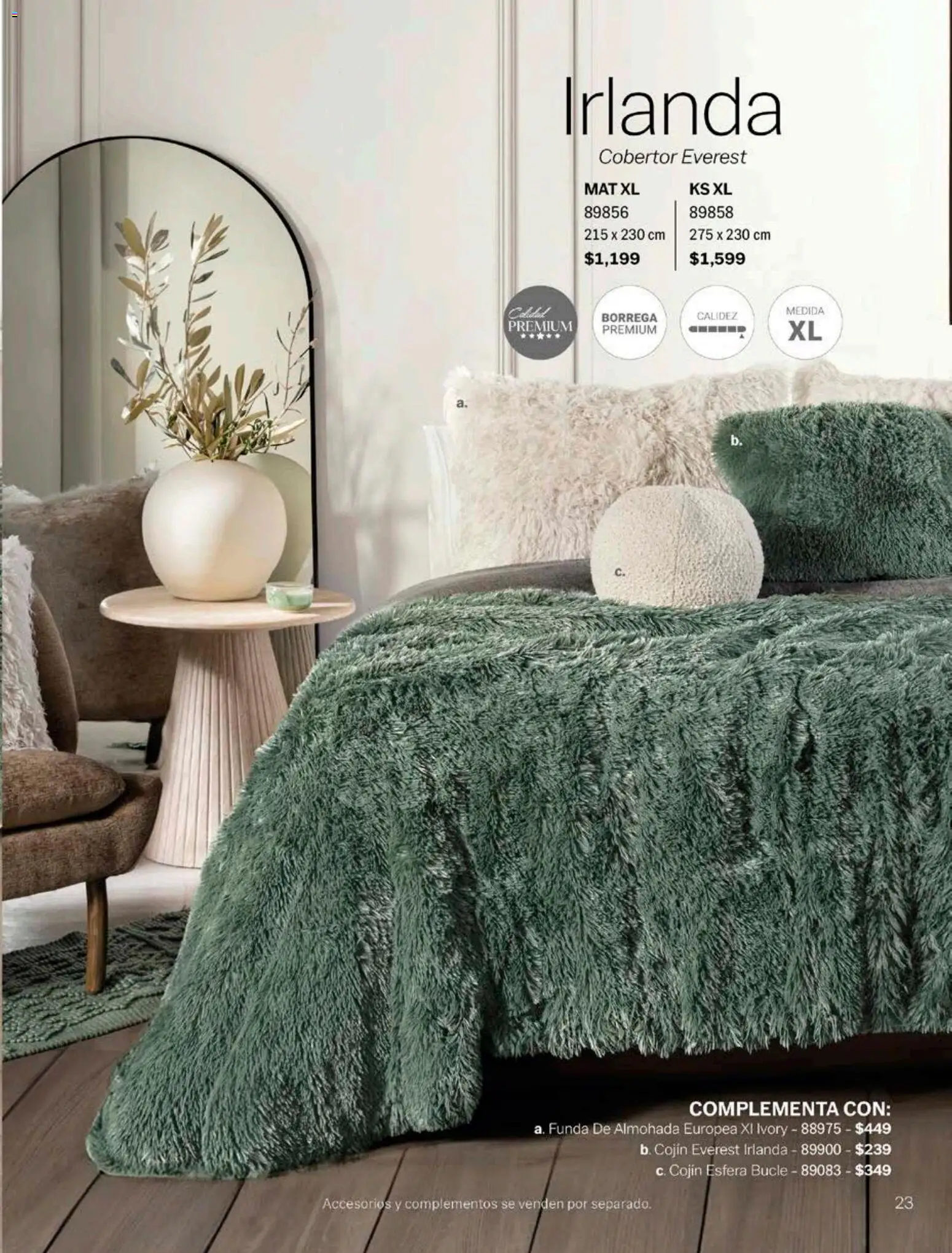 Nuevas ofertas de Vianney válidas en toda la República Mexicana desde el 17/08/2026. ¡Encuentra las mejores ofertas en Vianney catálogo! | Página: 25 | Productos: Cobertor, Funda, Funda de almohada, Almohada