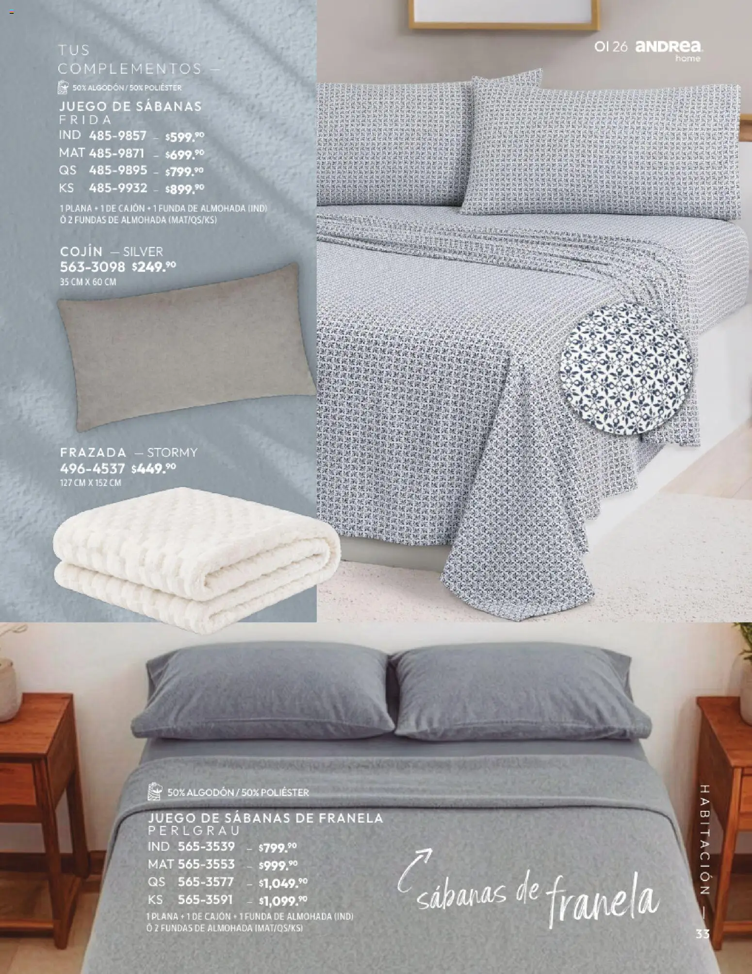 Nuevas ofertas de Andrea válidas en toda la República Mexicana desde el 01/09/2026. ¡Encuentra las mejores ofertas en Andrea catálogo Home! | Página: 33
