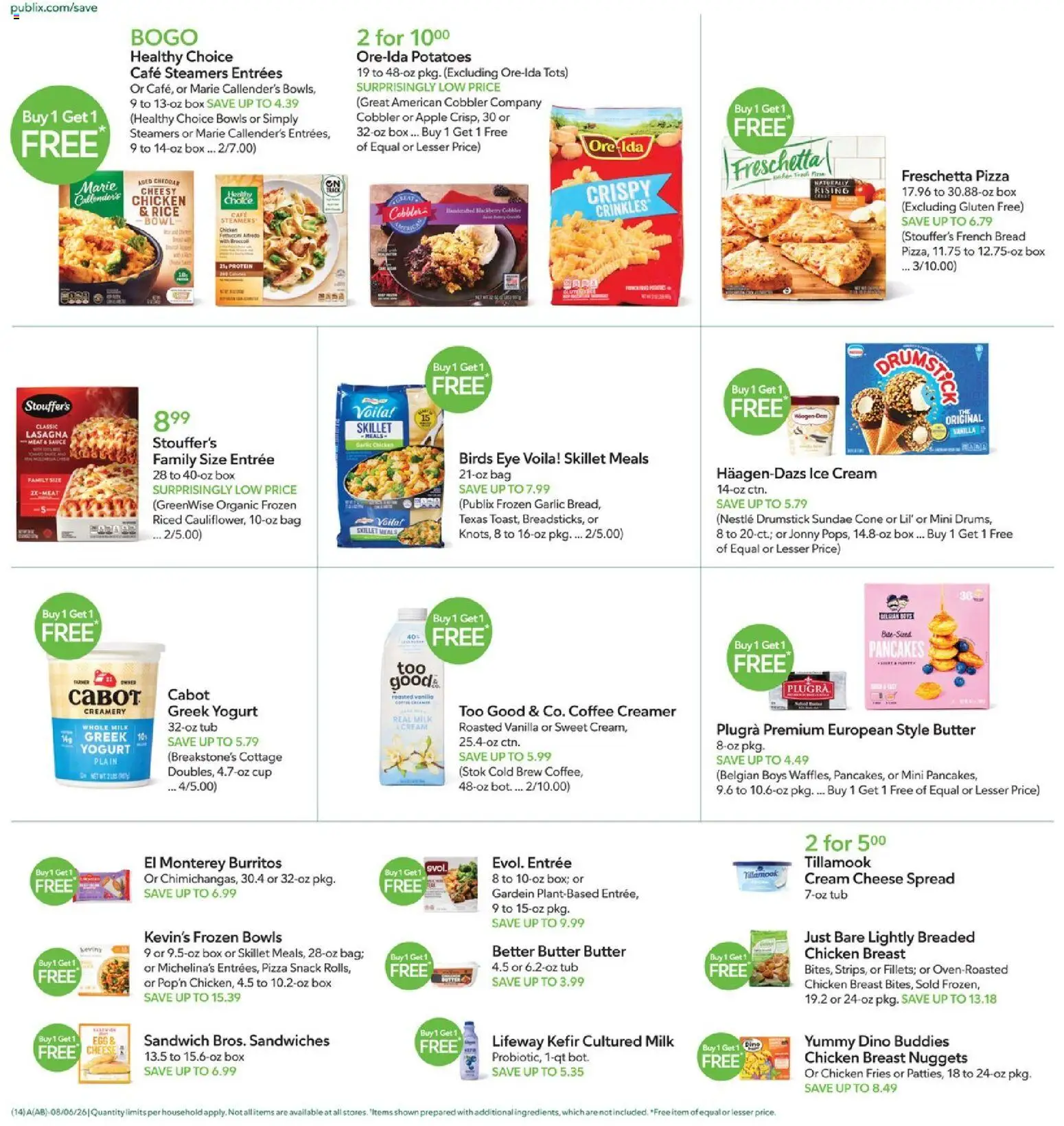 Publix Weekly Ad - valid from 08/05/2026 | Page: 14 | Products: Box, Rice, Potatoes, Garlic