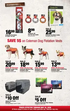 Preview of Bi-Mart weekly ads valid from 04.05.2026 | Page: 3 | Products: Cable Tie, Tie Out Cable, Vest, Cable