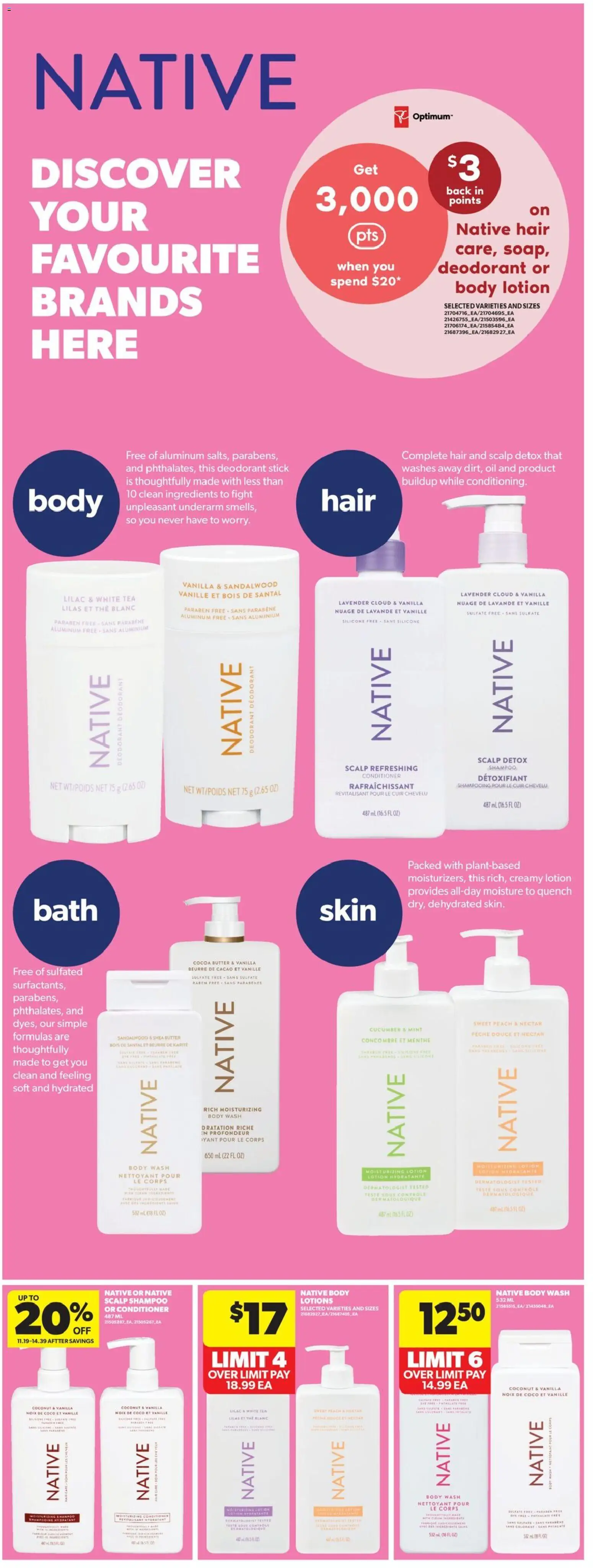 Real Canadian Superstore flyer valid from Jul 2, 2026 | Page: 30 | Products: Tea, Conditioner, Deodorant, Bath