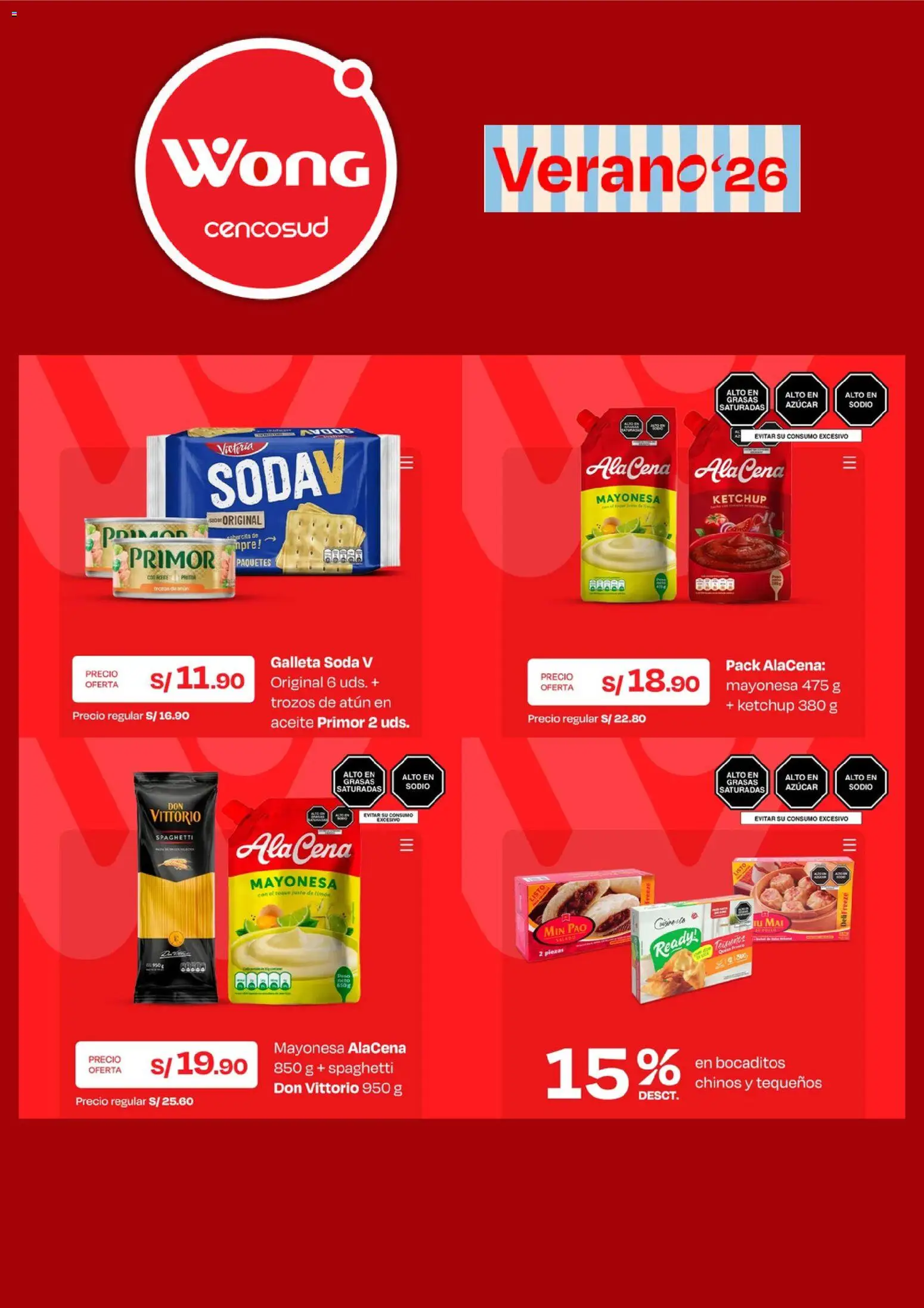 Catálogo Wong válido desde 18.05.2026 | Página: 2 | Productos: Aceite