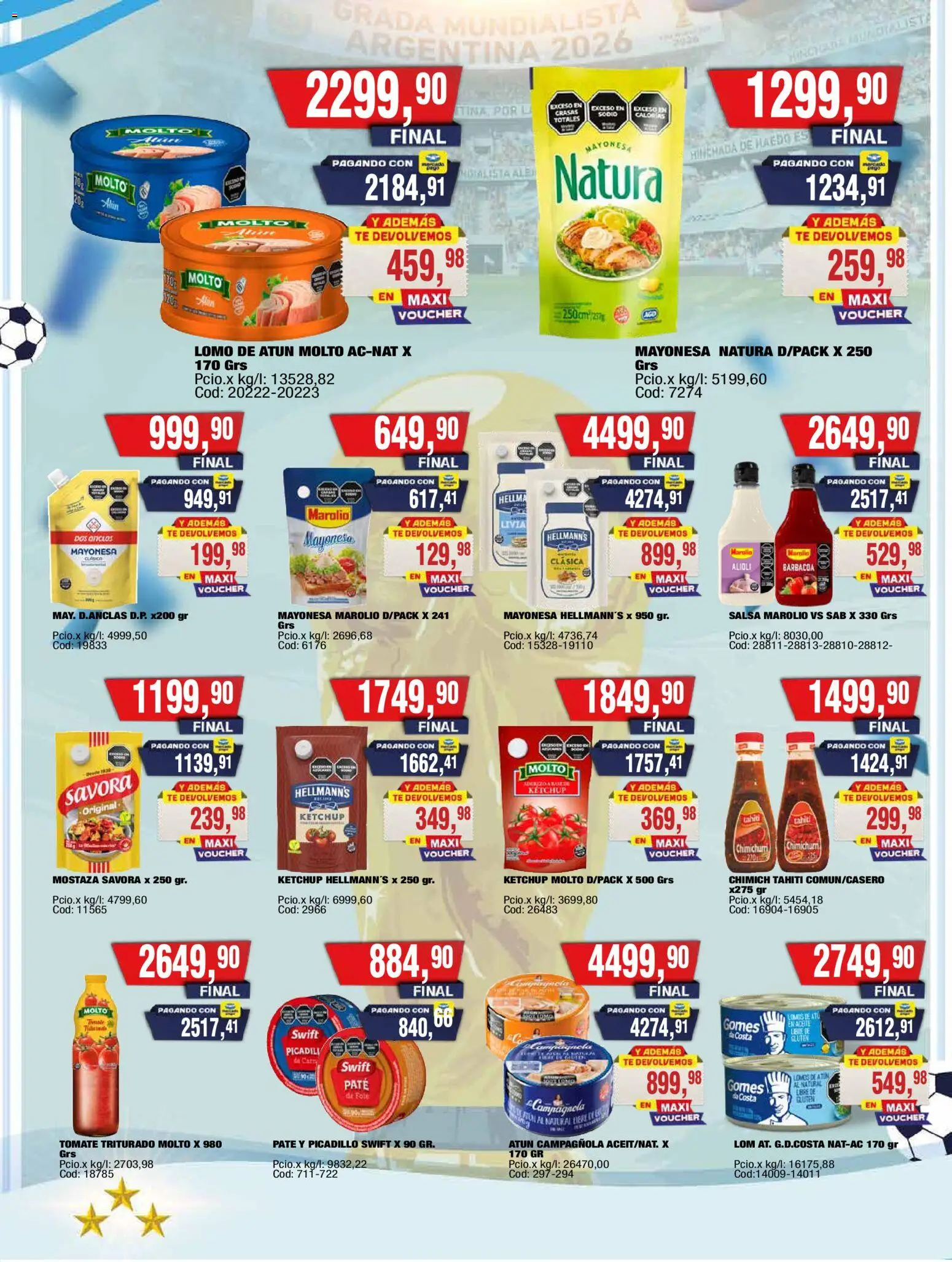 Maxiconsumo ofertas │ válido desde el 15.06.2026 | Página: 5 | Productos: Mayonesa, Atún, Té, Picadillo