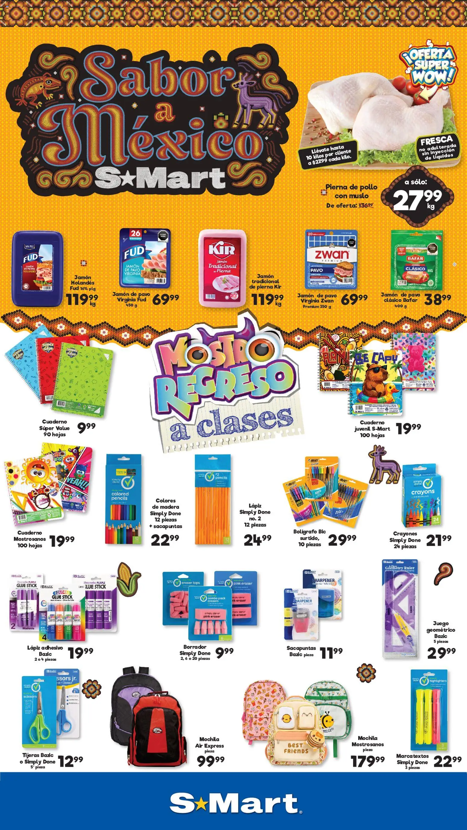 Nuevas ofertas de S-Mart válidas en toda la República Mexicana desde el 01/09/2026. ¡Encuentra las mejores ofertas en S-Mart folleto Ofertas de feria Reynosa! | Página: 1