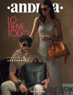 Vista previa de Andrea catálogo Primavera, nuevo folleto de la tienda, válido en México a partir del 25.01.2026