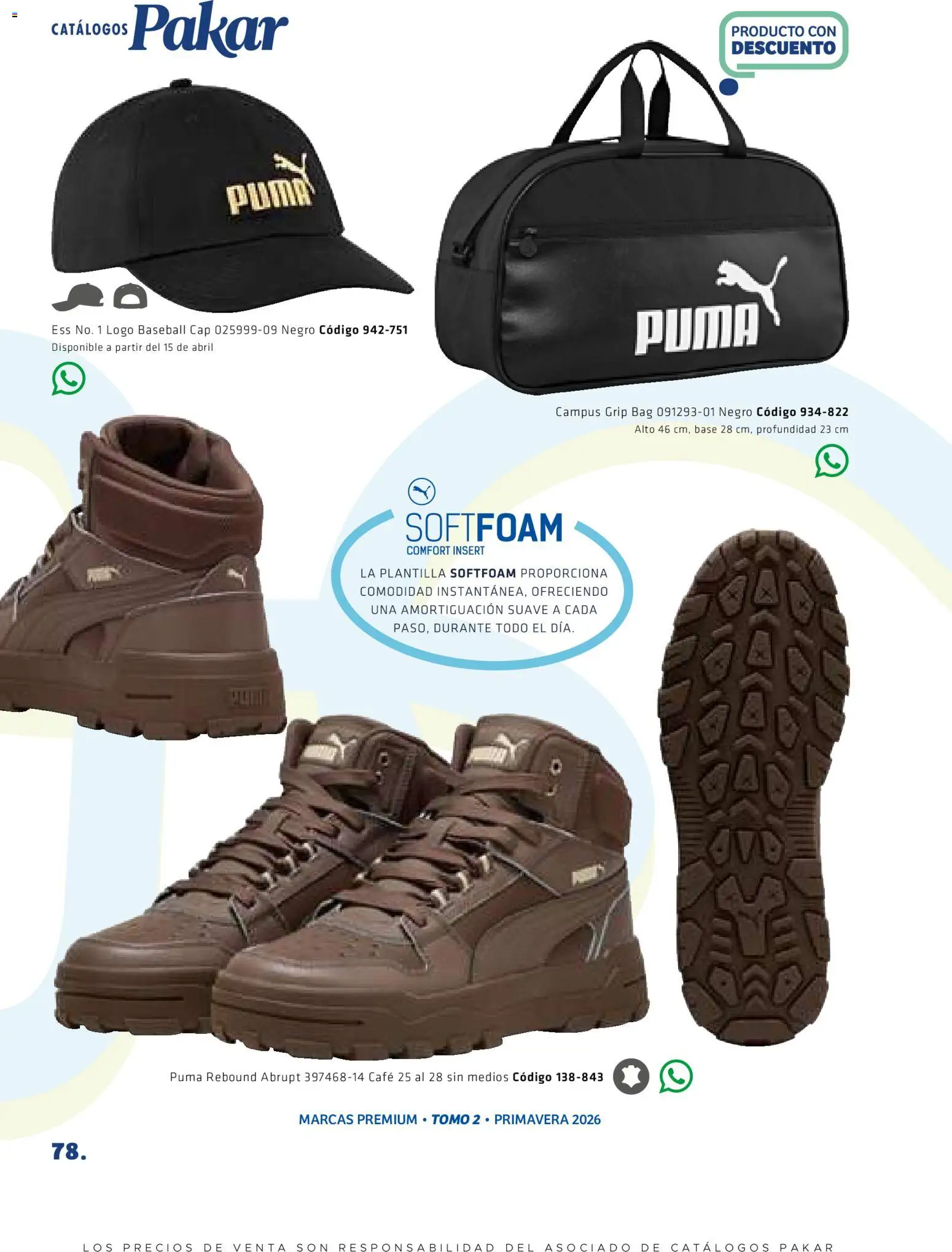Nuevas ofertas de SC Pakar válidas en toda la República Mexicana desde el 27.02.2026. ¡Encuentra las mejores ofertas en SC Pakar catálogo Premium Men Tomo 2! | Página: 78 | Productos: Café